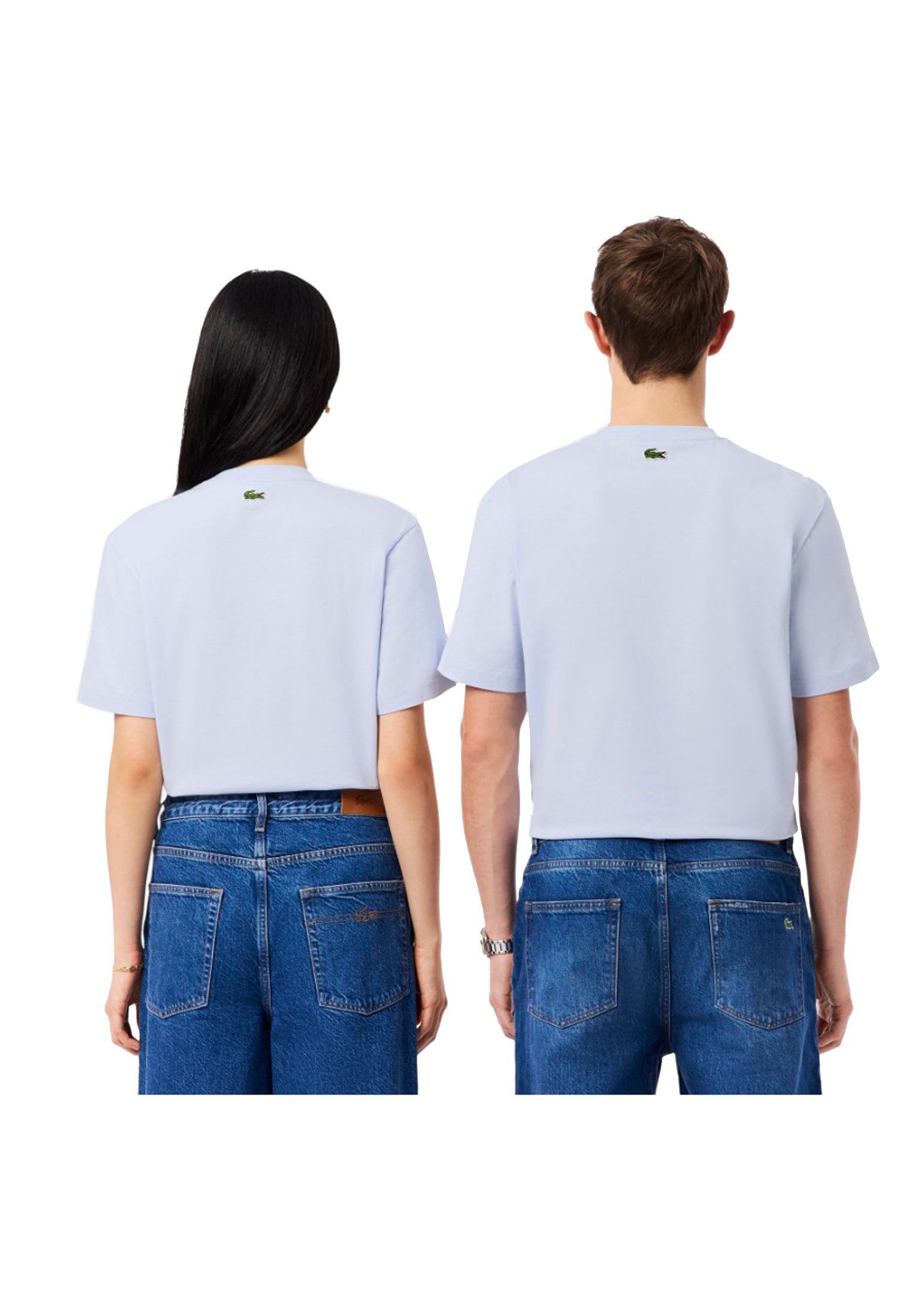 T-shirt girocollo cotone azzurra Lacoste P26 TH0753 J2GJ2G LACOSTE 
