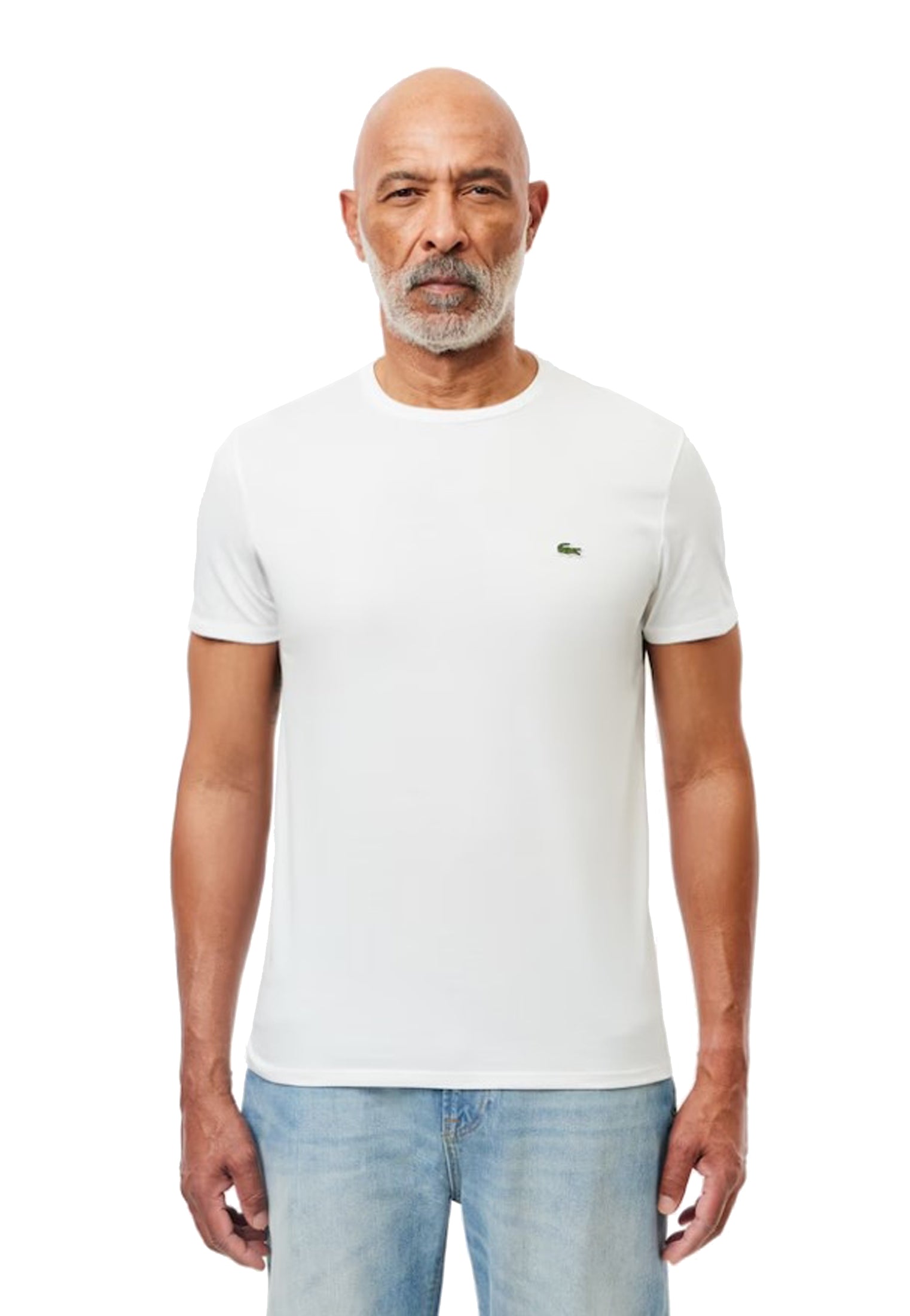 T-shirt girocollo bianca cotone classica Pima Lacoste P26 TH6709 001001 LACOSTE 