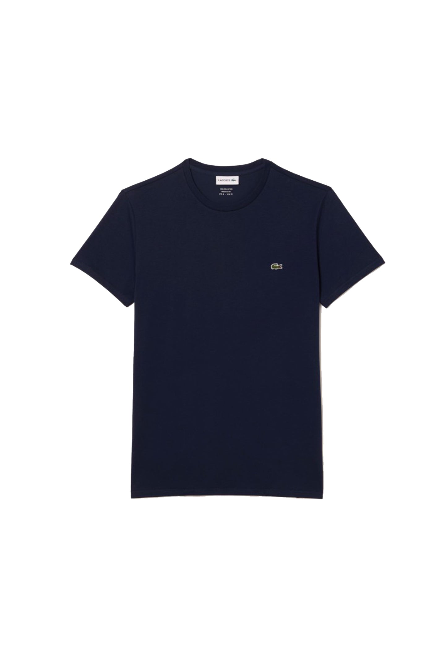 T-shirt girocollo blu navy cotone classica Pima Lacoste P26 TH6709 166166 LACOSTE 