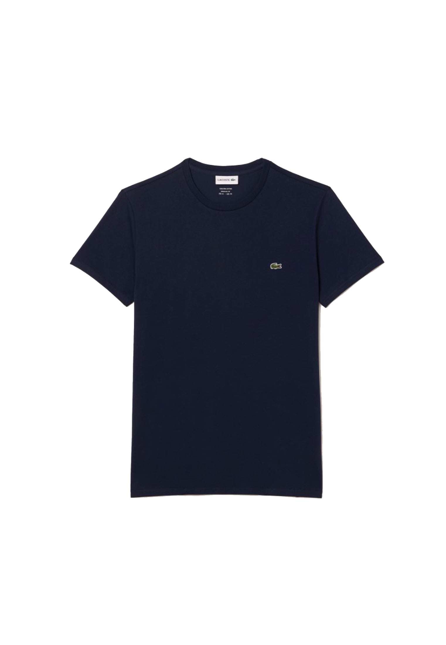 T-shirt girocollo blu navy cotone classica Pima Lacoste P26 TH6709 166166 LACOSTE 