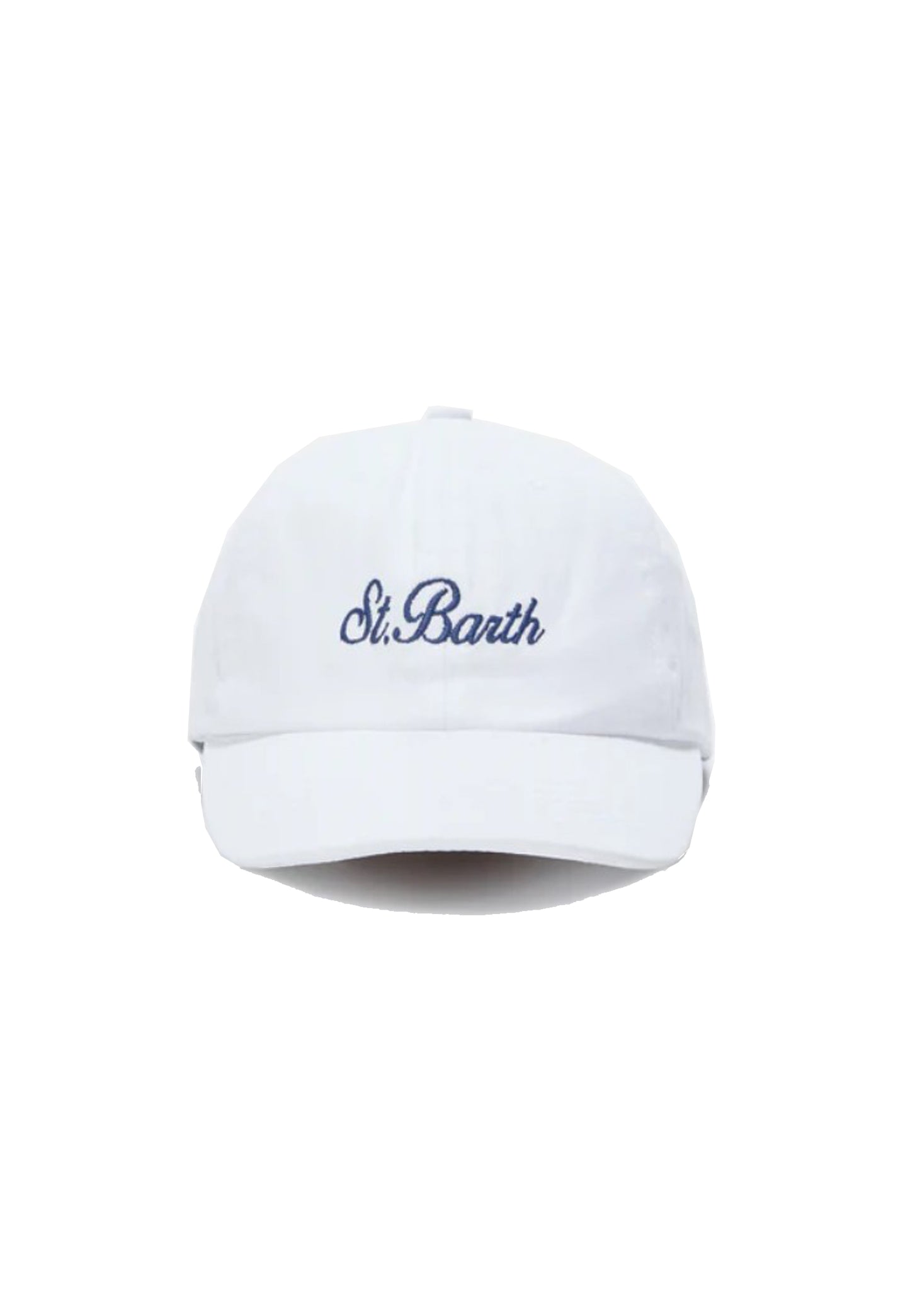 Cappellino bianco da baseball cotone Davis visiera MC2 Saint Barth P26 DAS0004 07565L07565L MC2 