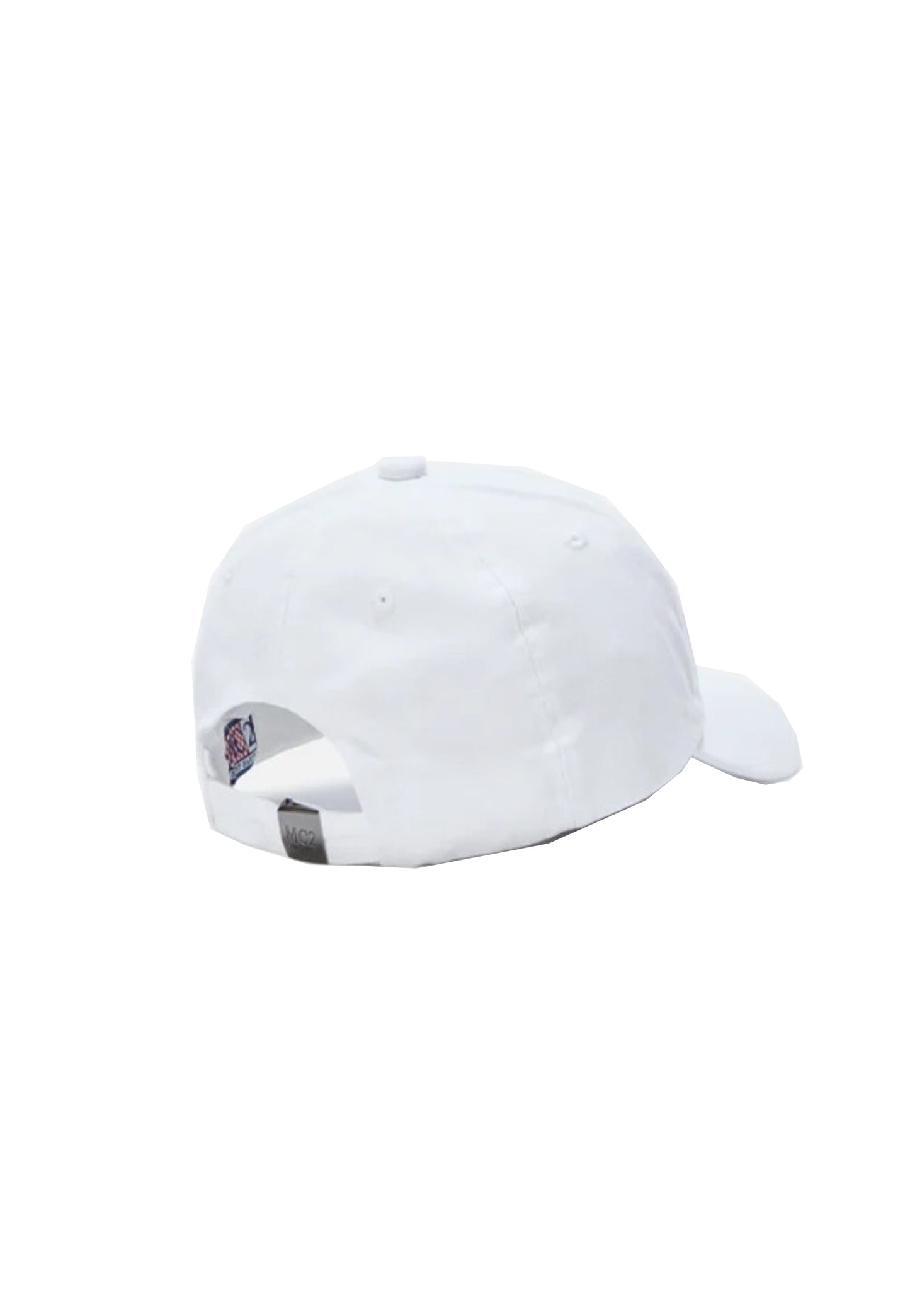 Cappellino bianco da baseball cotone Davis visiera MC2 Saint Barth P26 DAS0004 07565L07565L MC2 