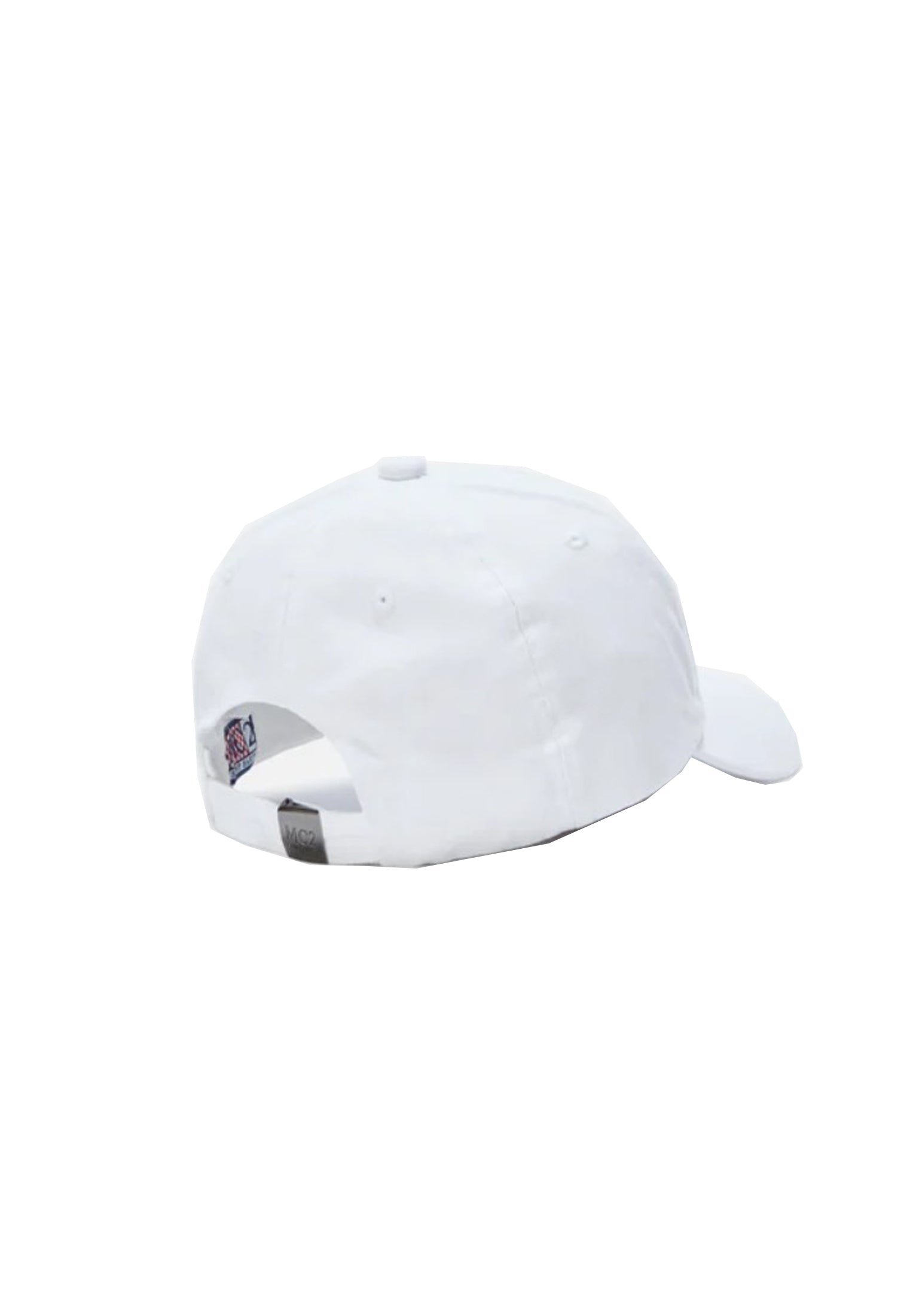 Cappellino bianco da baseball cotone Davis visiera MC2 Saint Barth P26 DAS0004 07565L07565L MC2 