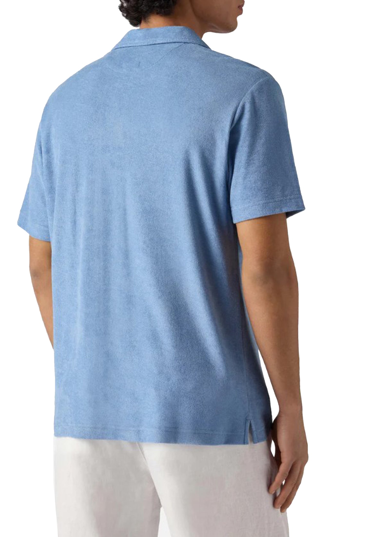 Polo manica corta blu cotone spugna Jeremy MC2 Saint Barth P26 JER0001 00153L00153L MC2 