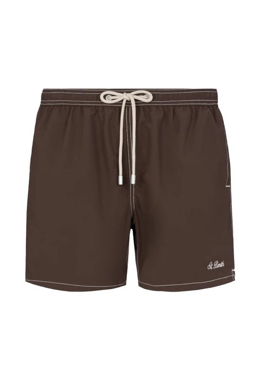 Costume pantaloncino da bagno marrone Patmos MC2 Saint Barth P26 PATM001 00085L00085L MC2 