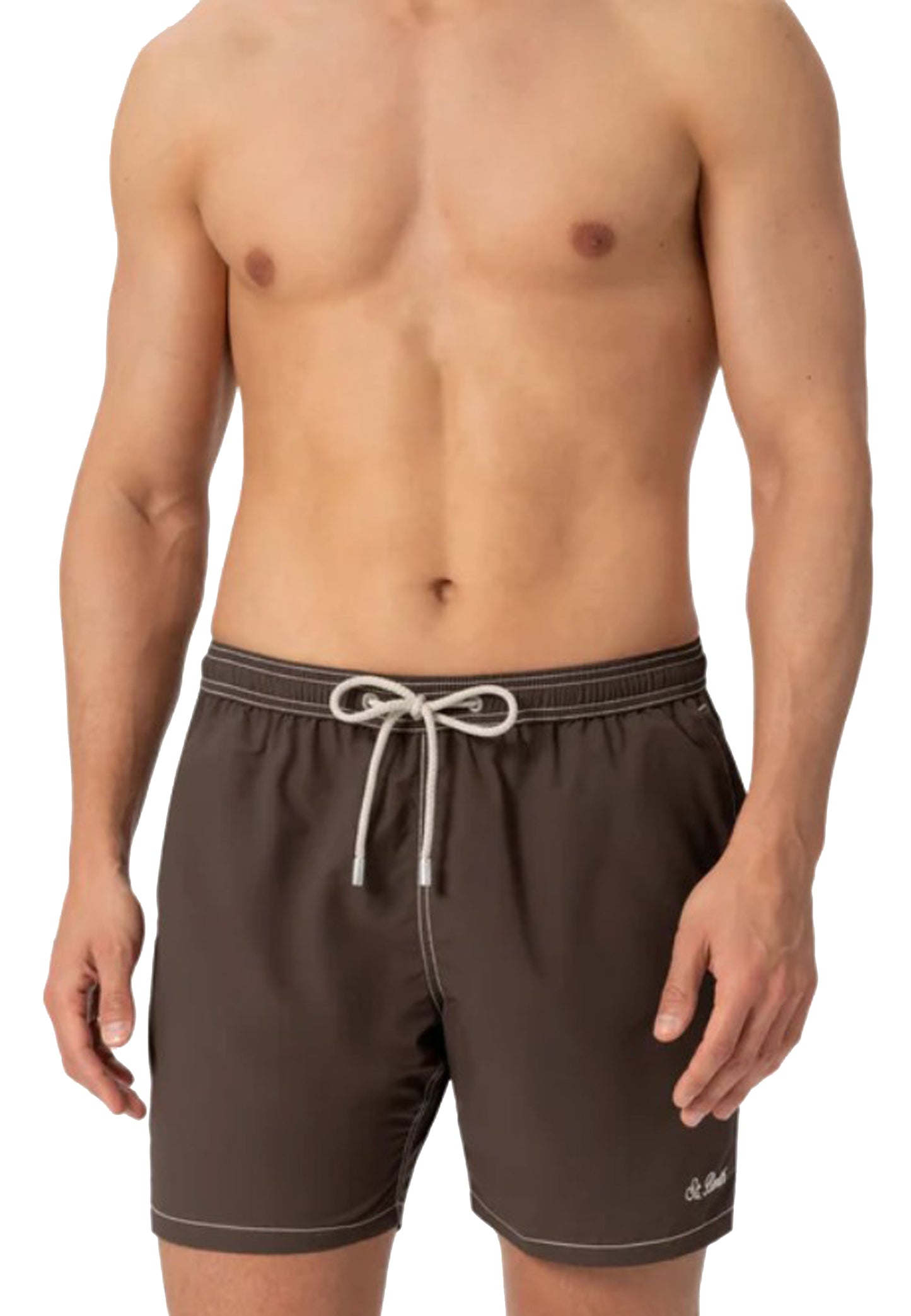 Costume pantaloncino da bagno marrone Patmos MC2 Saint Barth P26 PATM001 00085L00085L MC2 