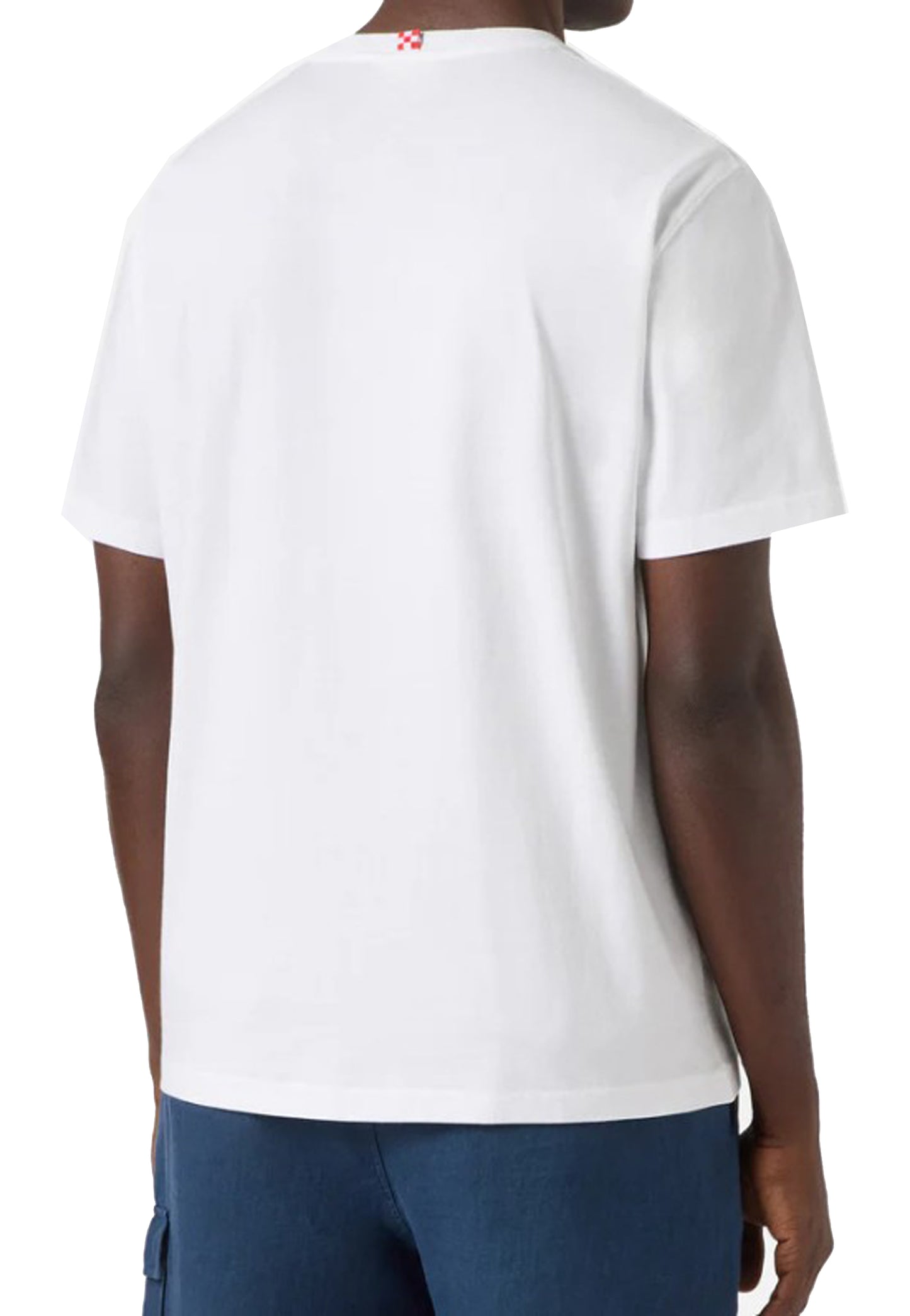 T-shirt girocollo cotone bianca Portofino Ducati MC2 Saint Barth P26 POT0001 04519L04519L MC2 
