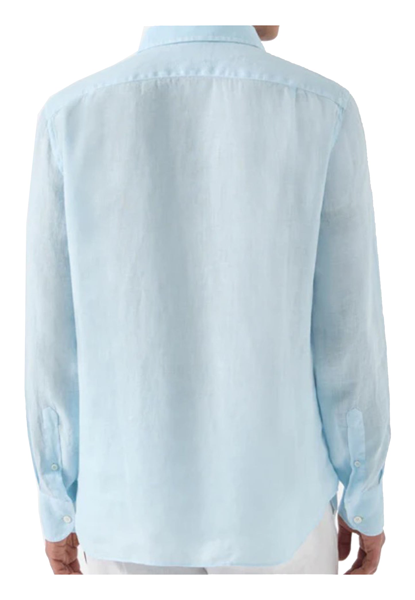 Camicia azzurra lino Raphael MC2 Saint Barth P26 RPH0001 00610L00610L MC2 