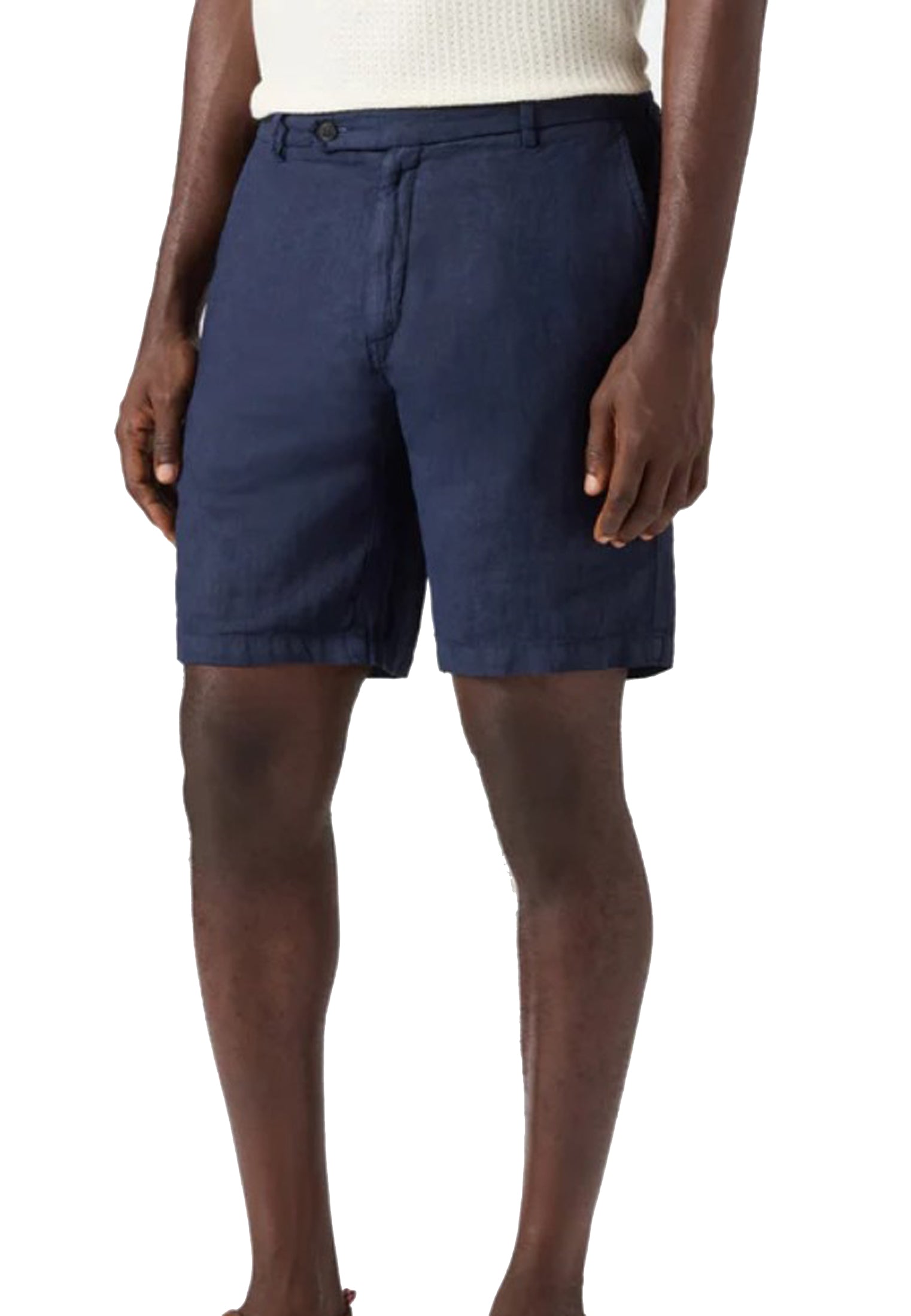Pantaloni corti bermuda blu lino Sebastian MC2 Saint Barth P26 SEB0001 00119L00119L MC2 