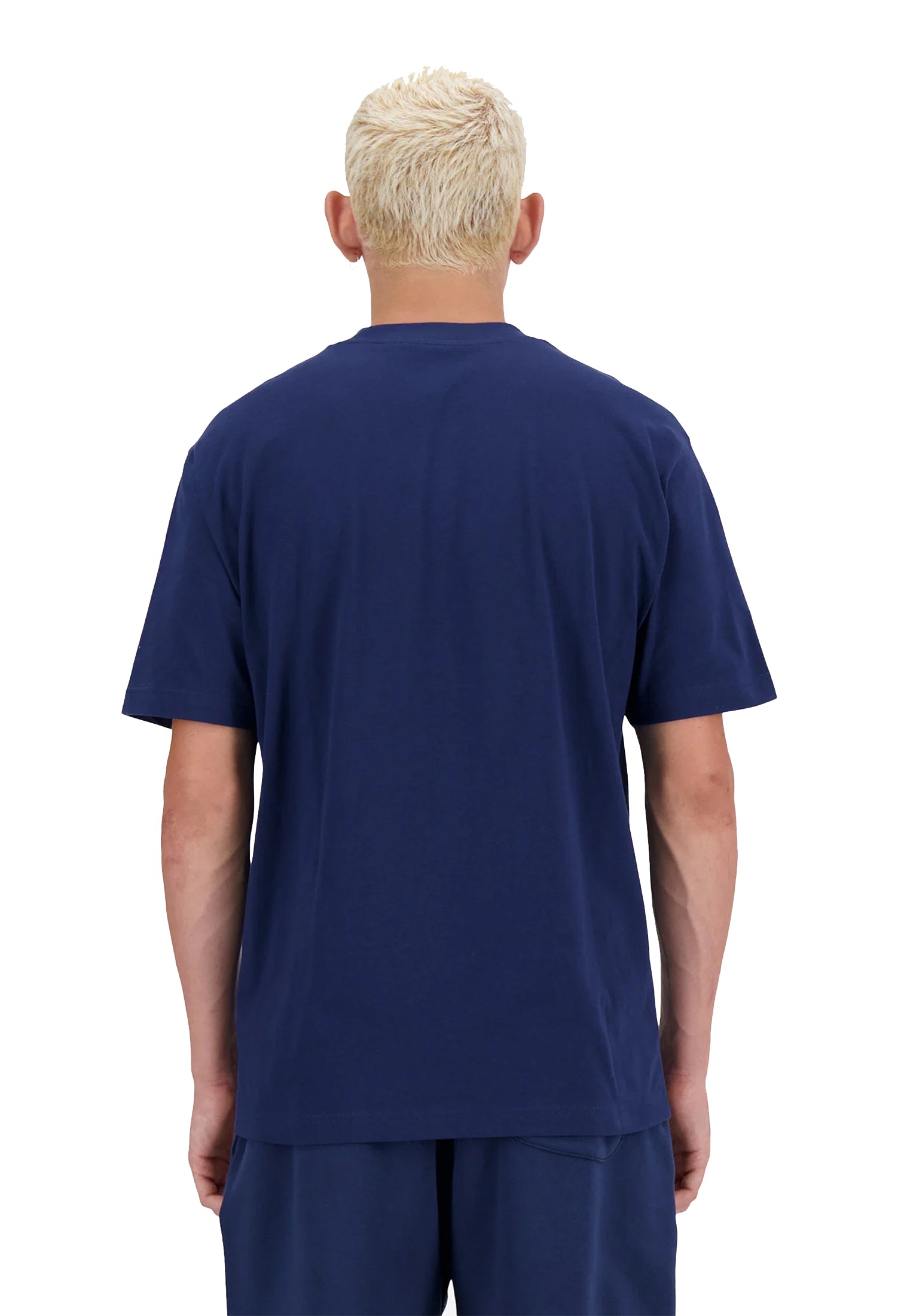 T-shirt girocollo cotone blu Sport Essential New Balance P26 MT41509NNY NBNAVY NEW BALANCE 