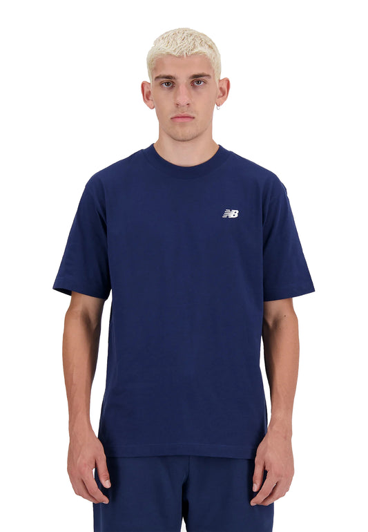 T-shirt girocollo cotone blu Sport Essential New Balance P26 MT41509NNY NBNAVY NEW BALANCE 