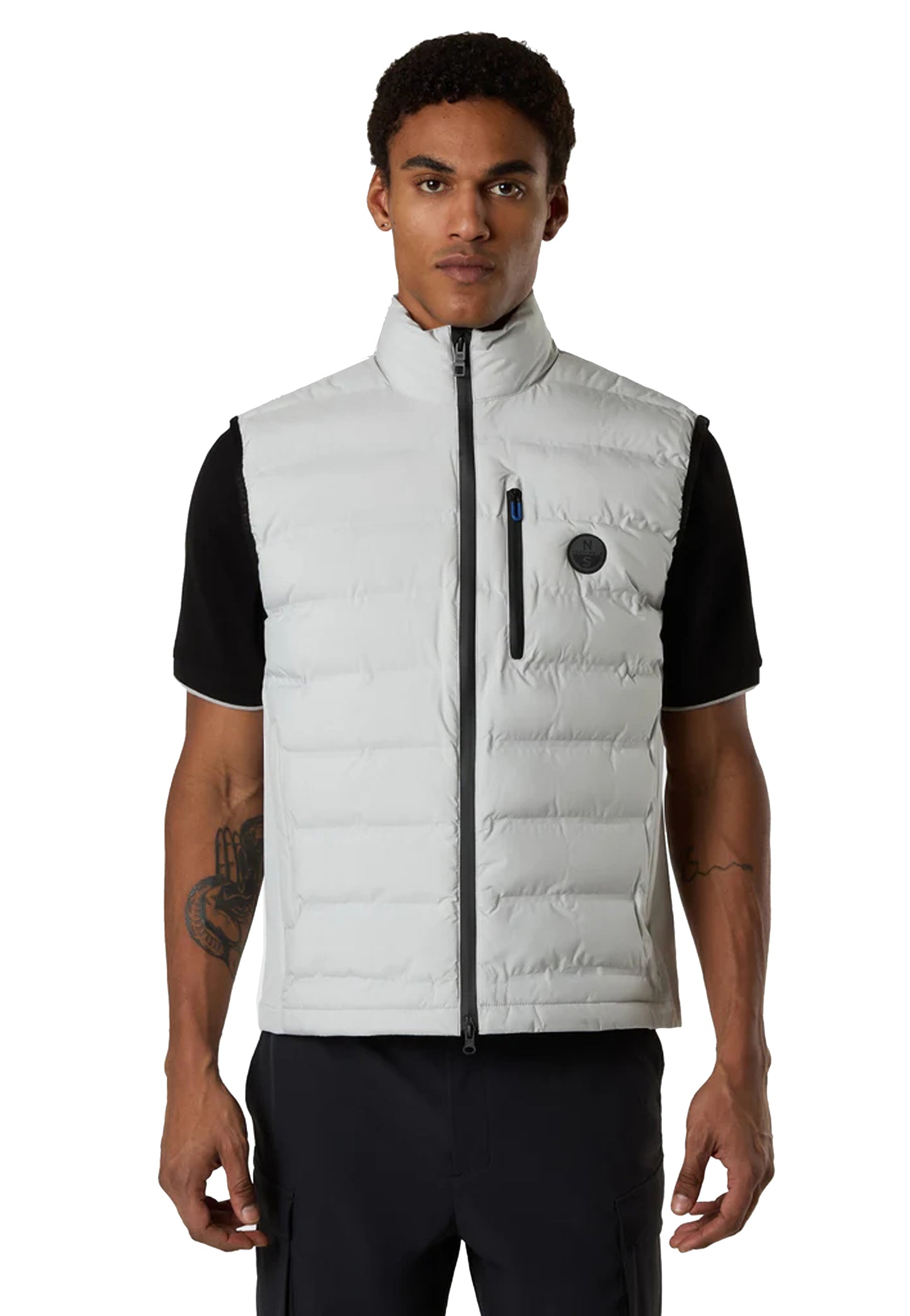 Gilet Smanicato grigio Tiburon trapuntato leggero North Sails P26 603405 09060906 NORTH SAILS 