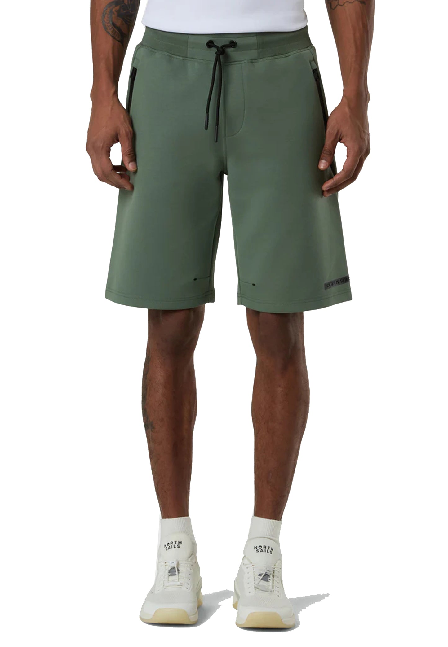 Pantaloni corti bermuda misto cotone verdi scuba North Sails P26 673254 04760476 NORTH SAILS 