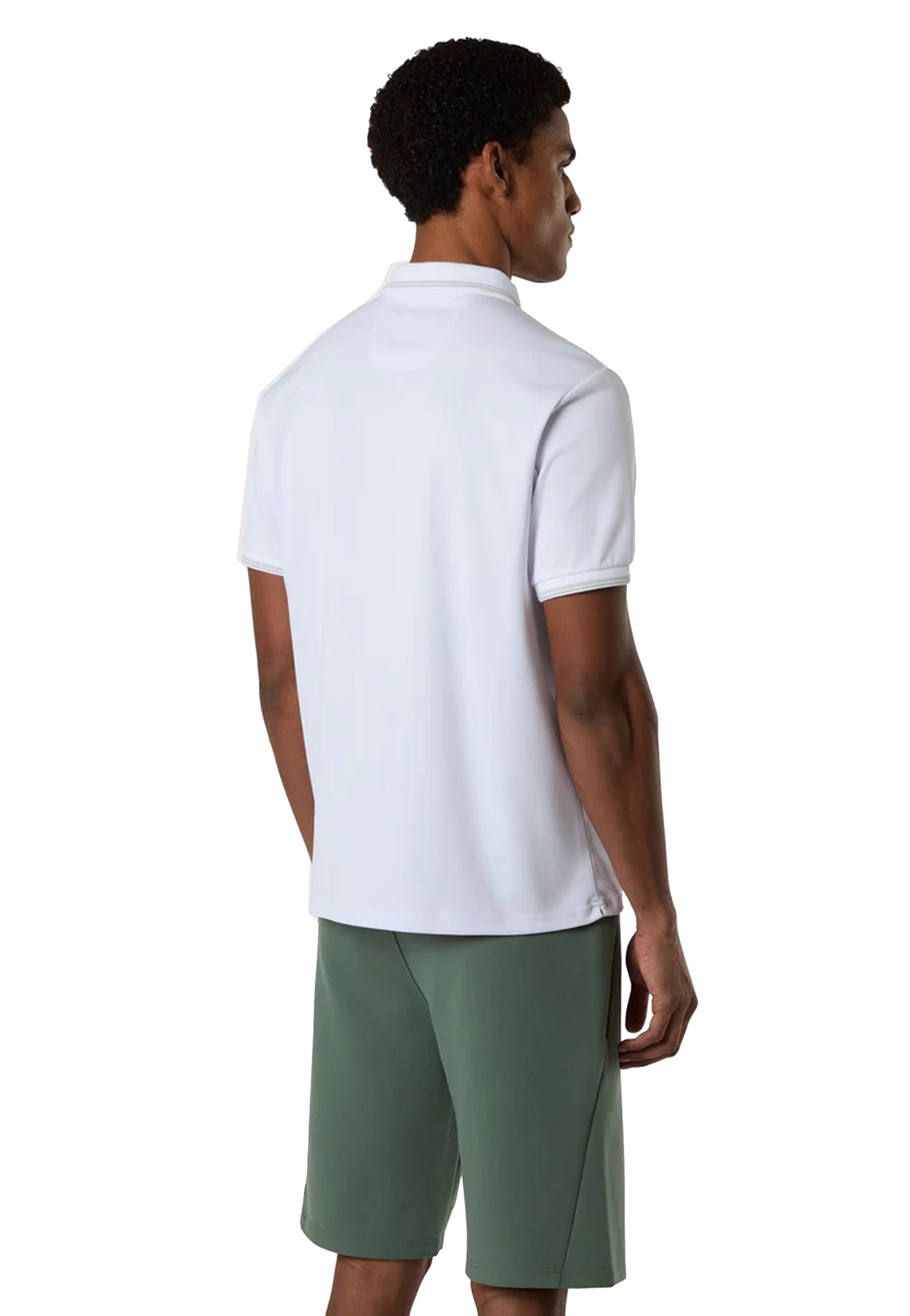 Polo bianca tecnica traspirante Coolmax North Sails P26 692711 01010101 NORTH SAILS 