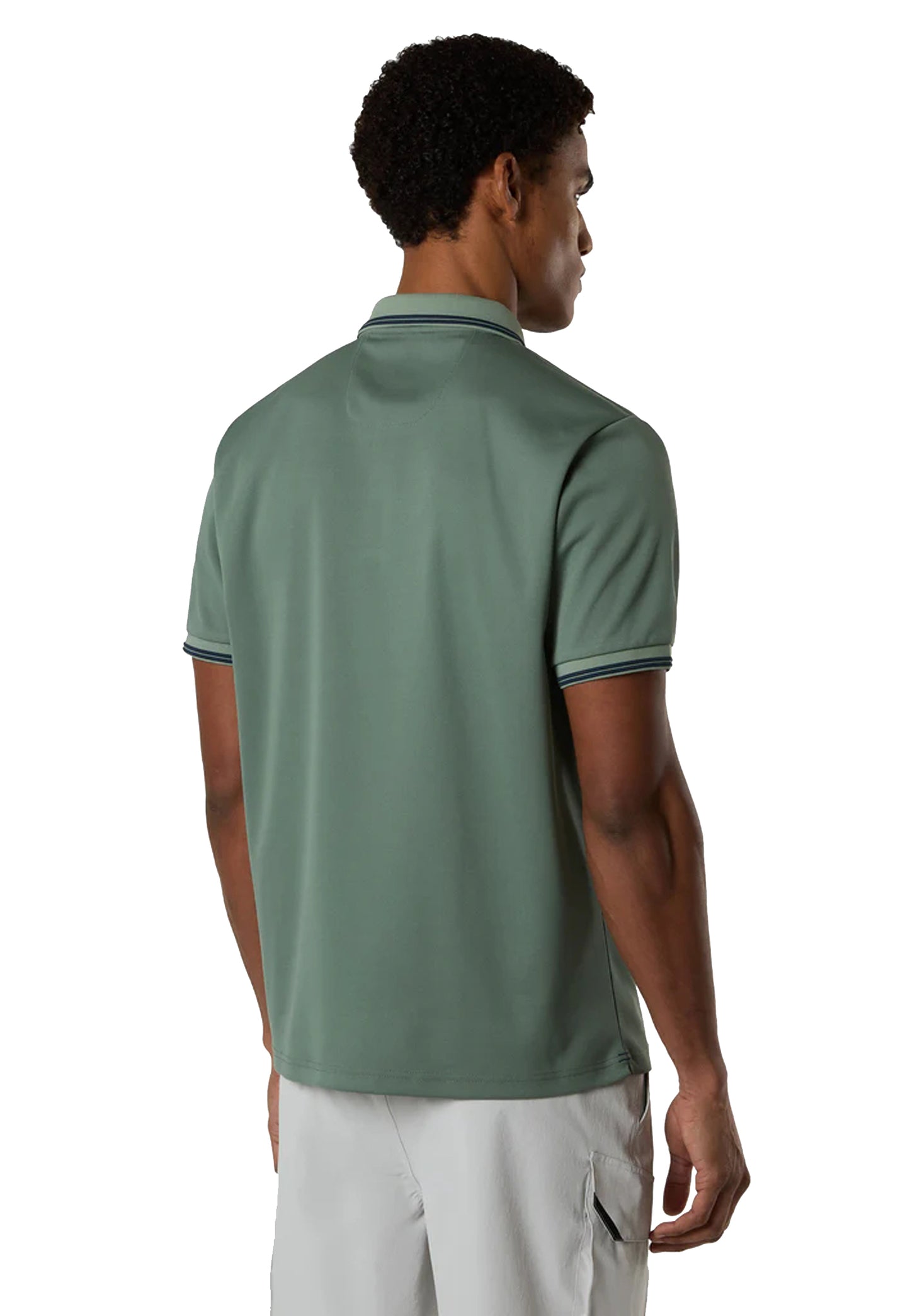 Polo verde tecnica traspirante Coolmax North Sails P26 692711 04760476 NORTH SAILS 
