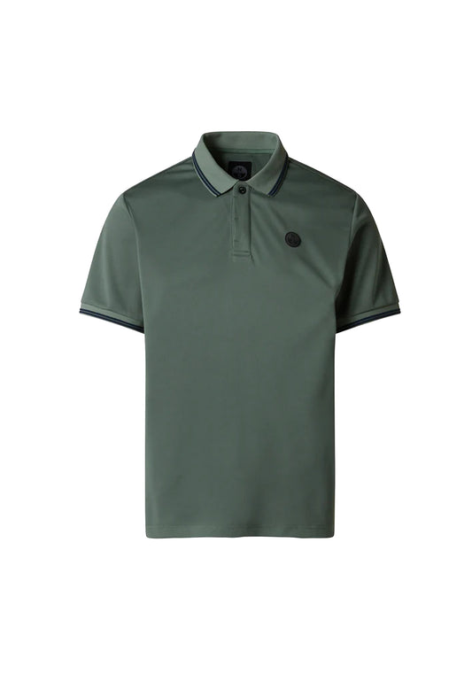 Polo verde tecnica traspirante Coolmax North Sails P26 692711 04760476 NORTH SAILS 