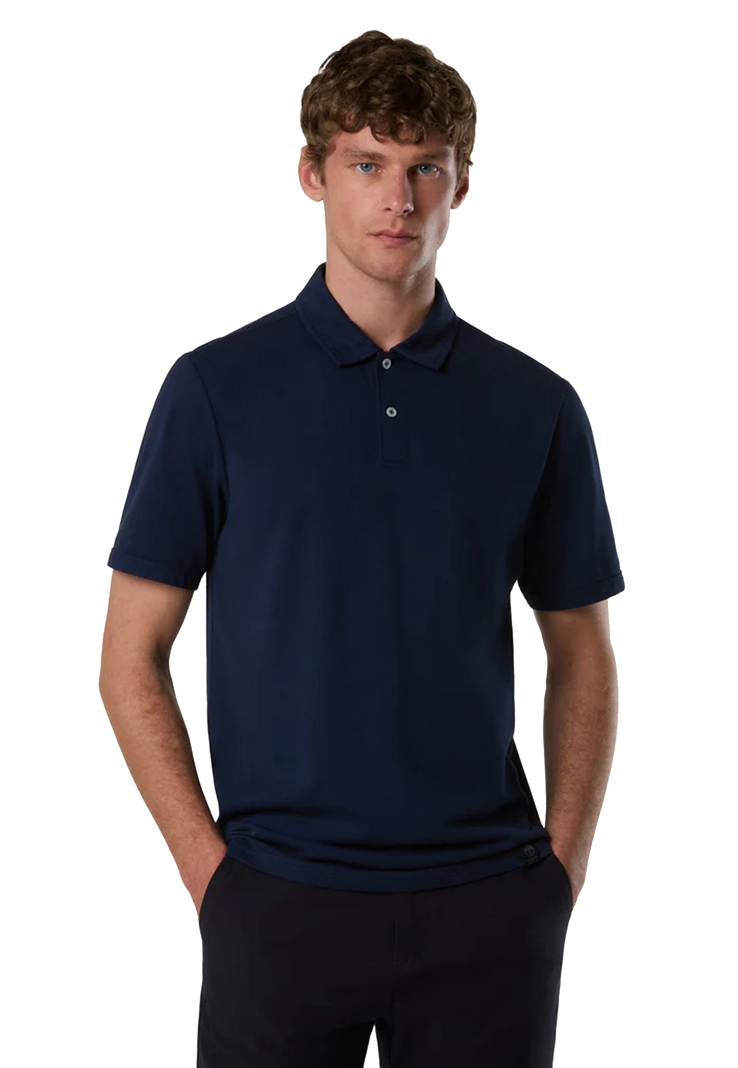 Polo a mezza maniche misto cotone blu asciugatura rapida North Sails P26 692714 08020802 NORTH SAILS 