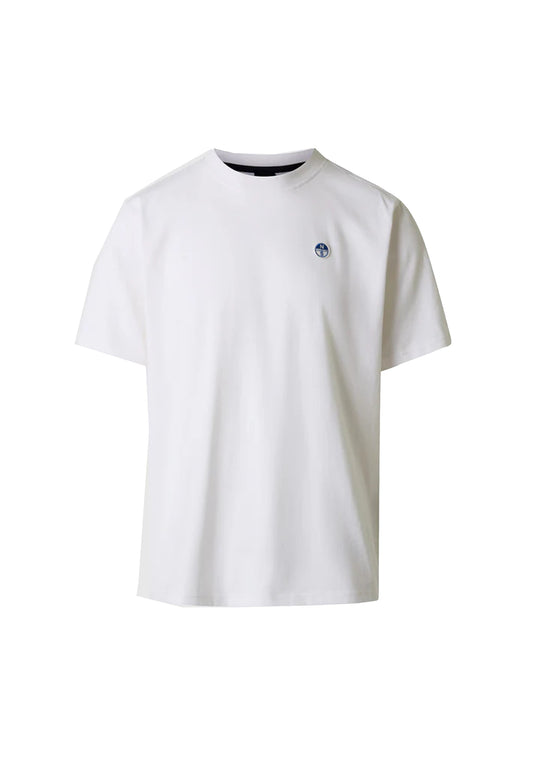 T-shirt girocollo bianca cotone North Sails P26 692990 01010101 NORTH SAILS 