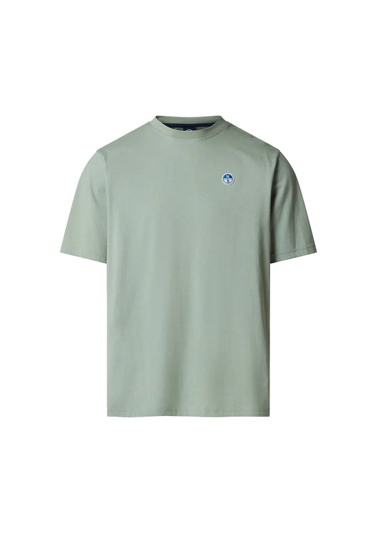 T-shirt girocollo verde salvia cotone North Sails P26 692990 04280428 NORTH SAILS 