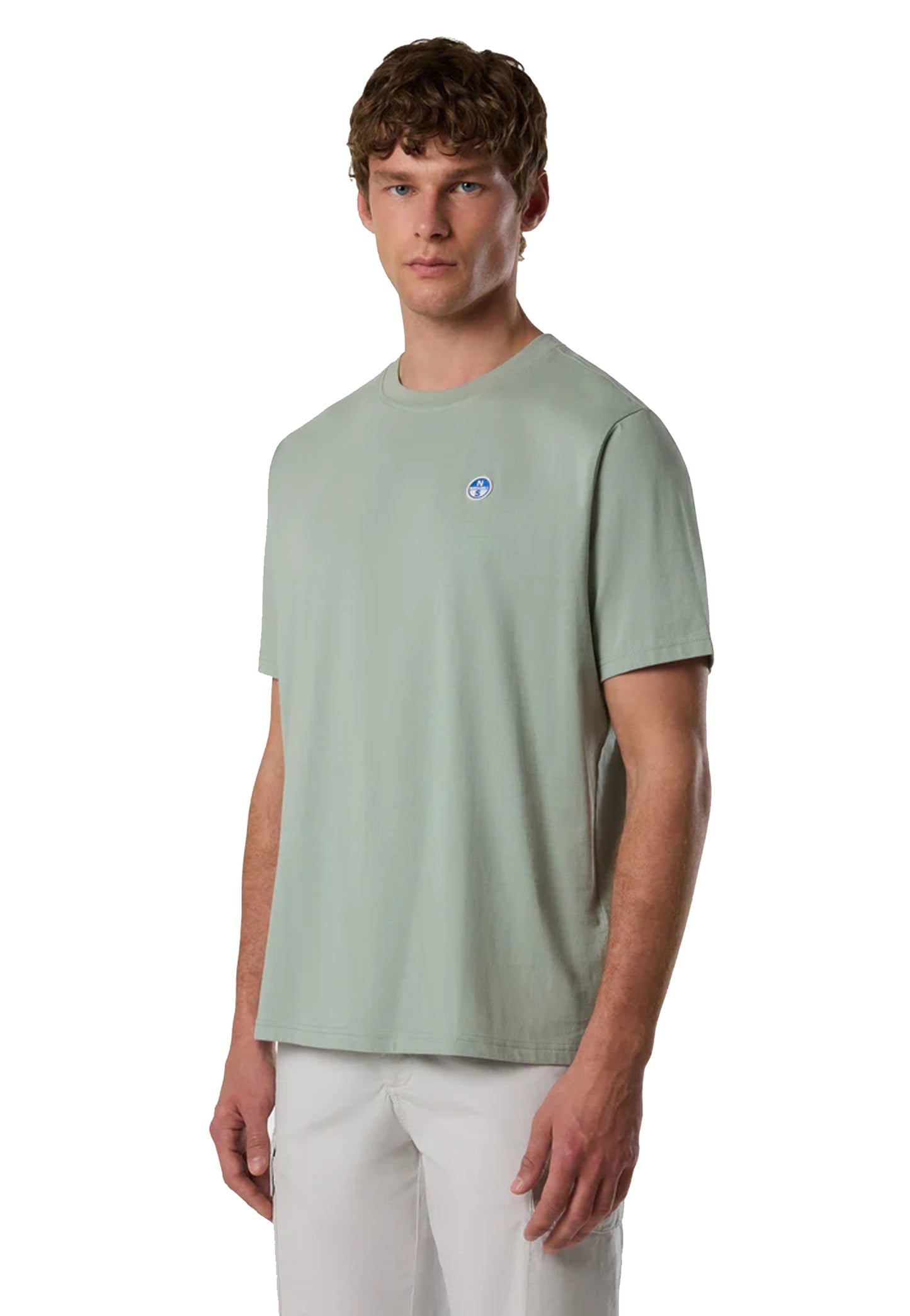 T-shirt girocollo verde salvia cotone North Sails P26 692990 04280428 NORTH SAILS 