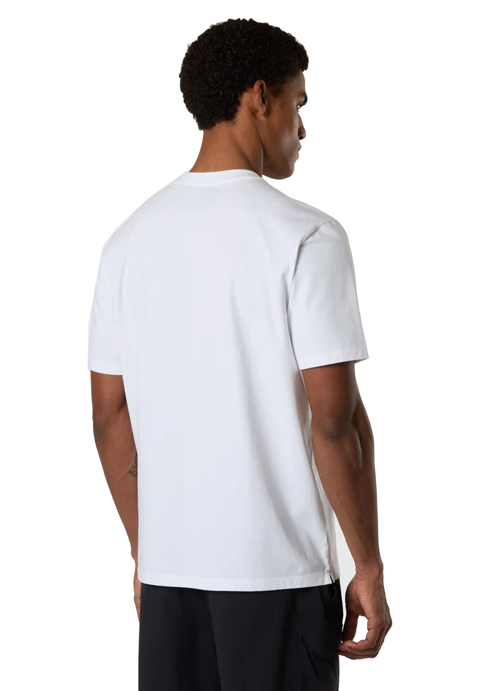 T-shirt girocollo bianca logo North Tech North Sails P26 693156 01010101 NORTH SAILS 