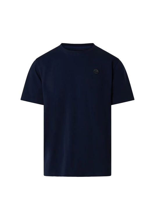 T-shirt girocollo blu scuro cotone organico North Sails P26 693156 08020802 NORTH SAILS 