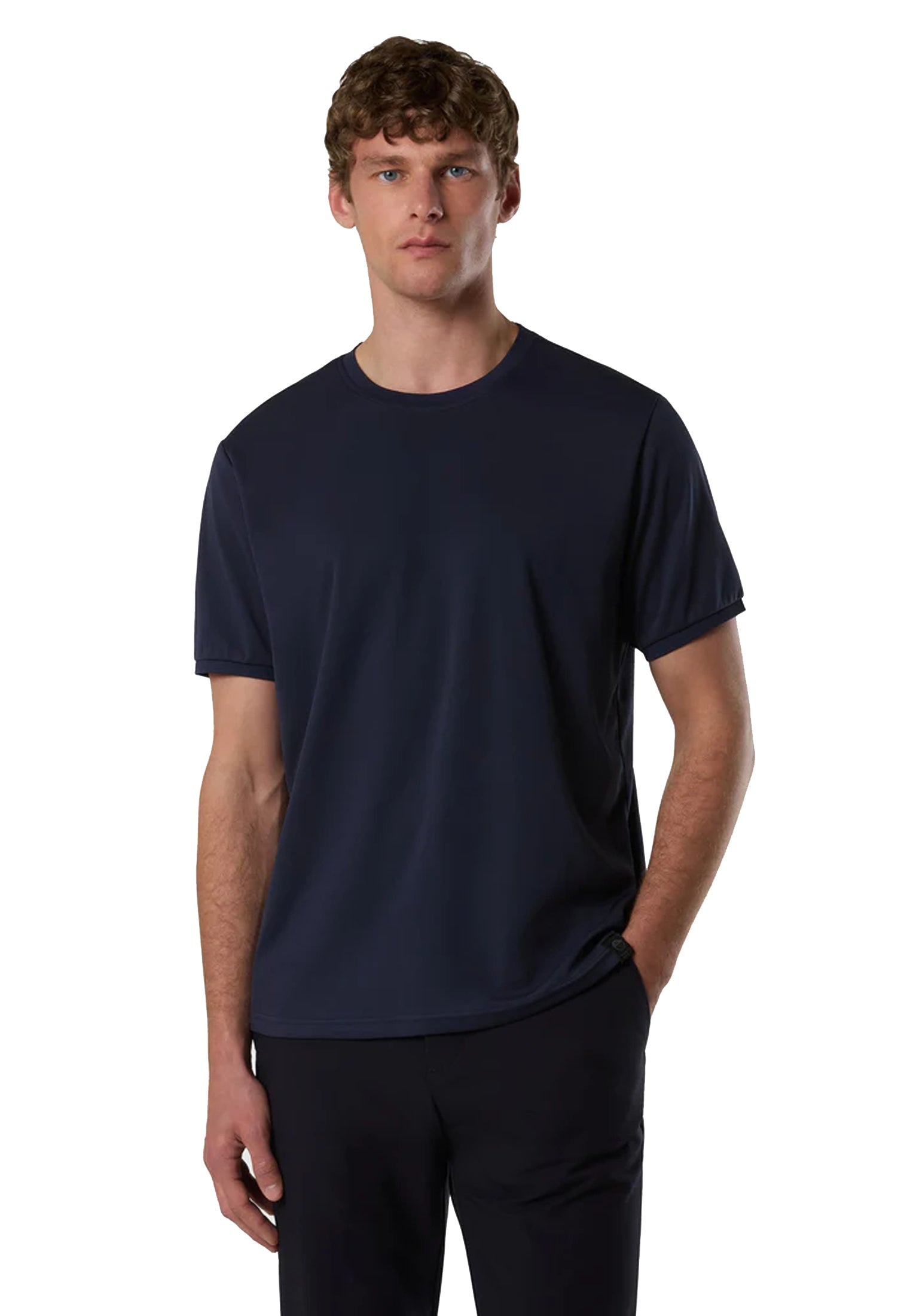 T-shirt girocollo blu tecnica Collmax traspirante North Sails P26 693157 08020802 NORTH SAILS 