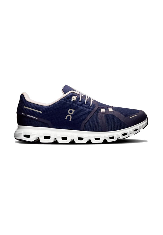 Scarpa sportiva running blu Cloud 6 On P26 3MF10070692 Midnight White ON 