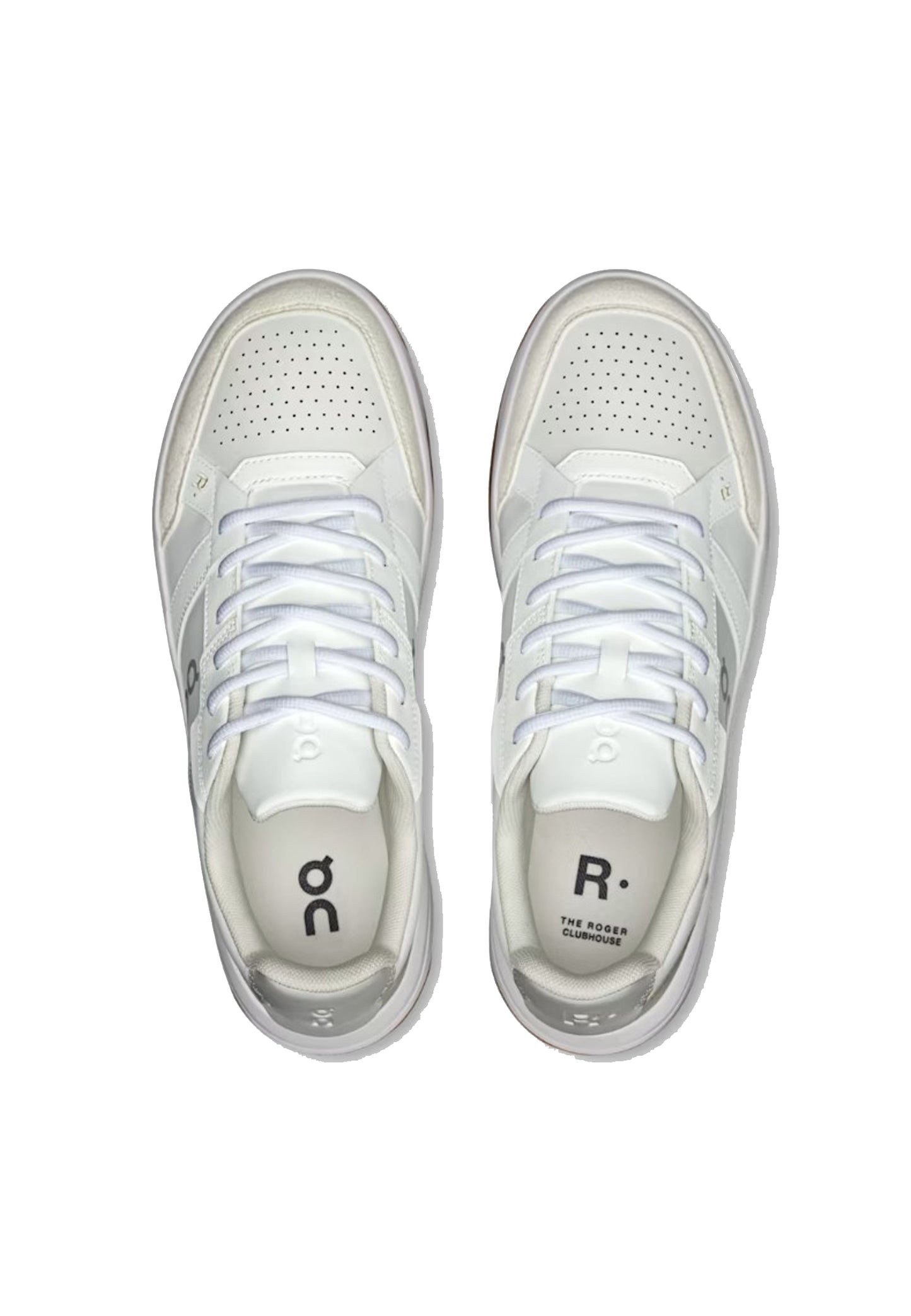 Scarpe sneakers da ginnastica bianche tennis The Roger Cloudhouse ON P26 3MF10540924 White Ivory ON 