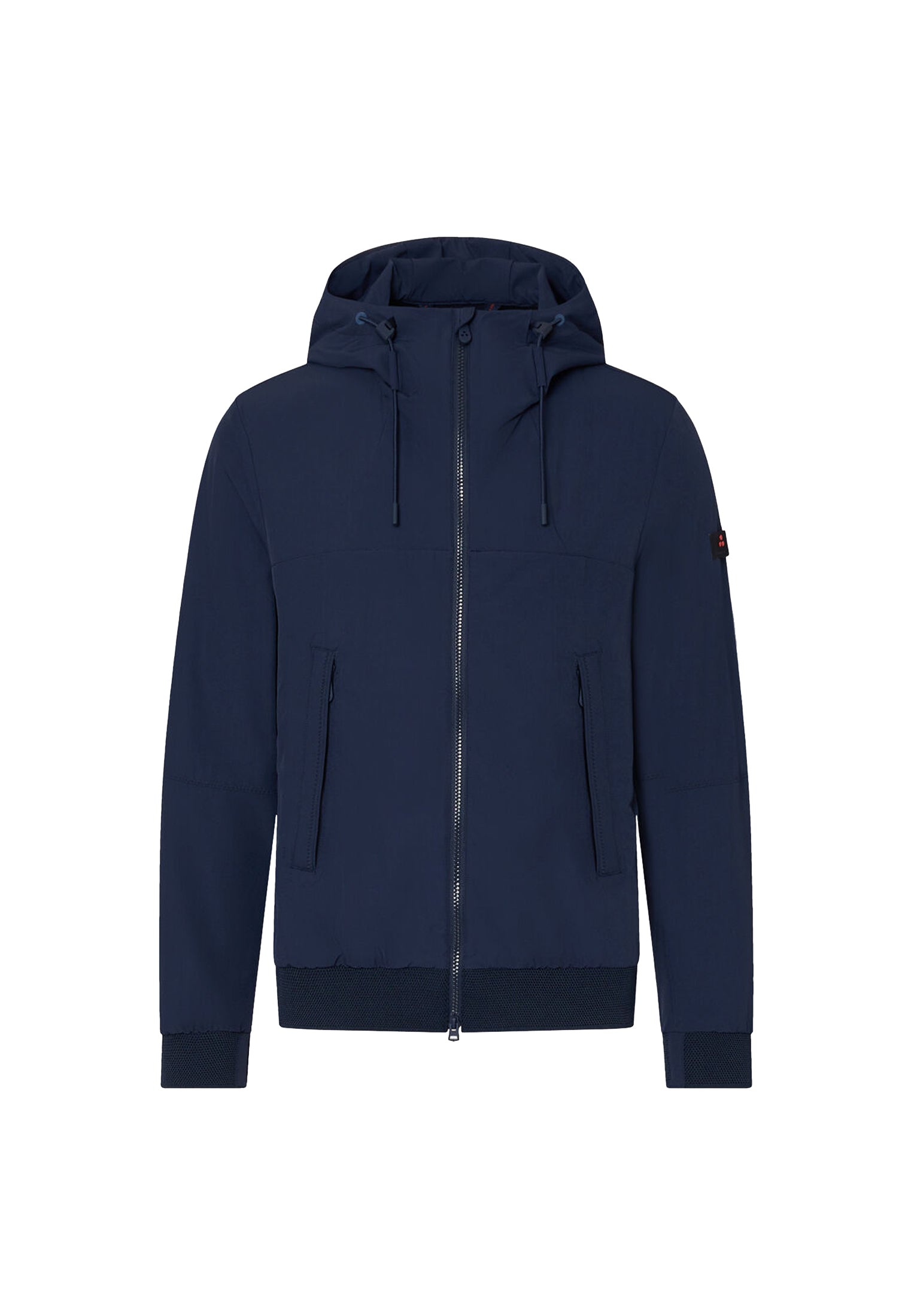 Giacca corta blu con cappuccio impermeabile Uyapo Peuterey P26 PEU5746 01192031 215215 PEUTEREY 