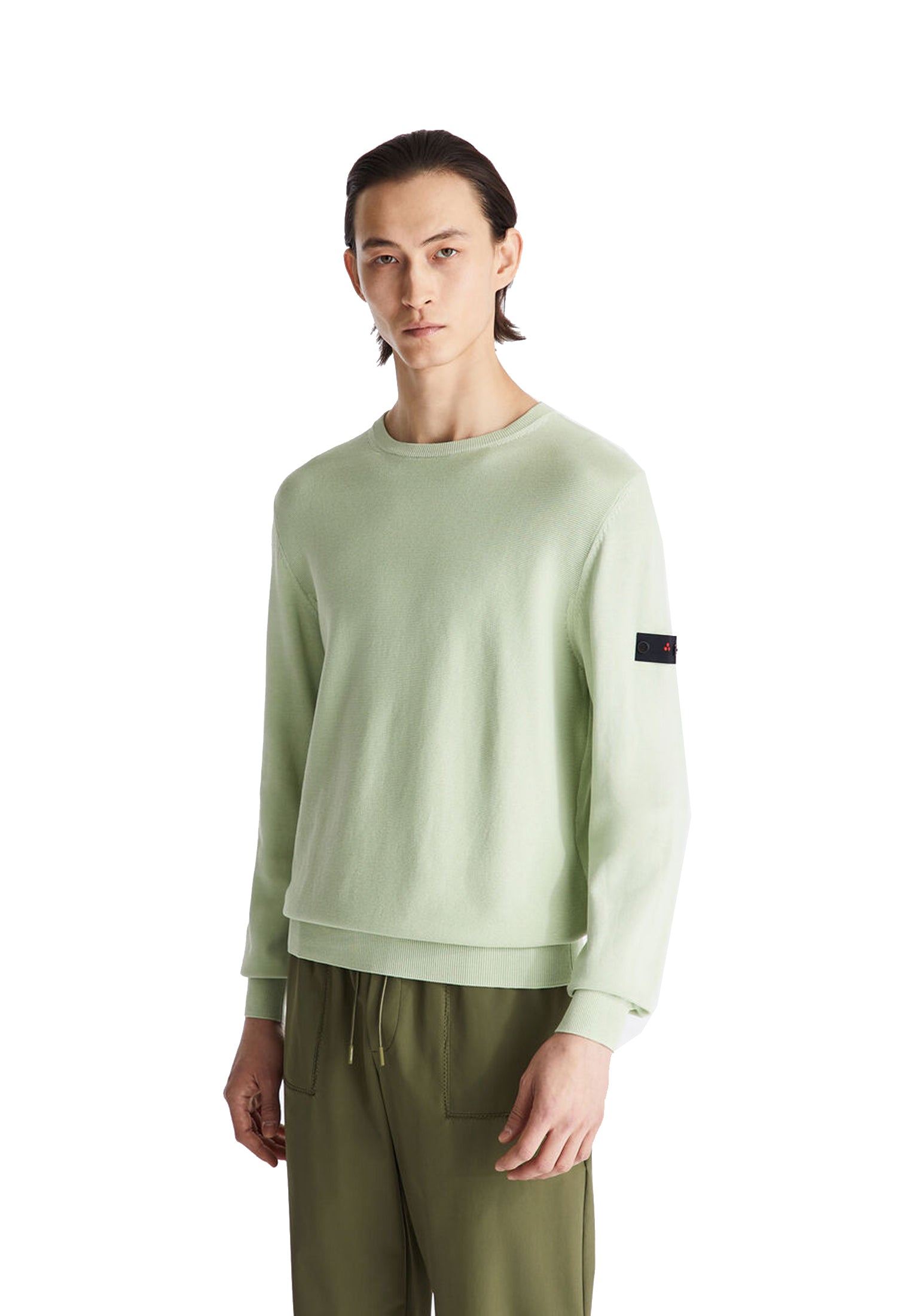 Maglia girocollo cotone verde Ganna Peuterey P26 PEU5837 99012010 651651 PEUTEREY 