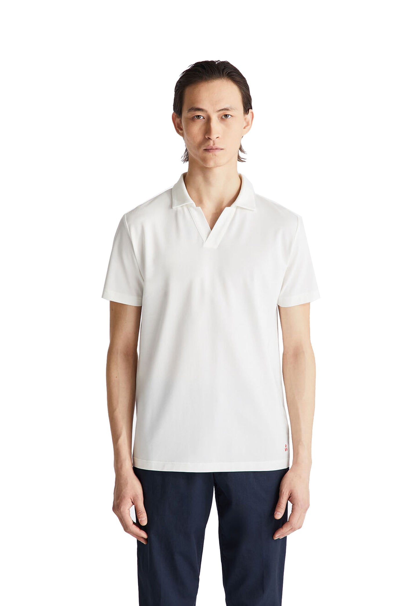 Polo maniche corte bianca misto cotone New Helgo Peuterey P26 PEU5847 99012182 730730 PEUTEREY 