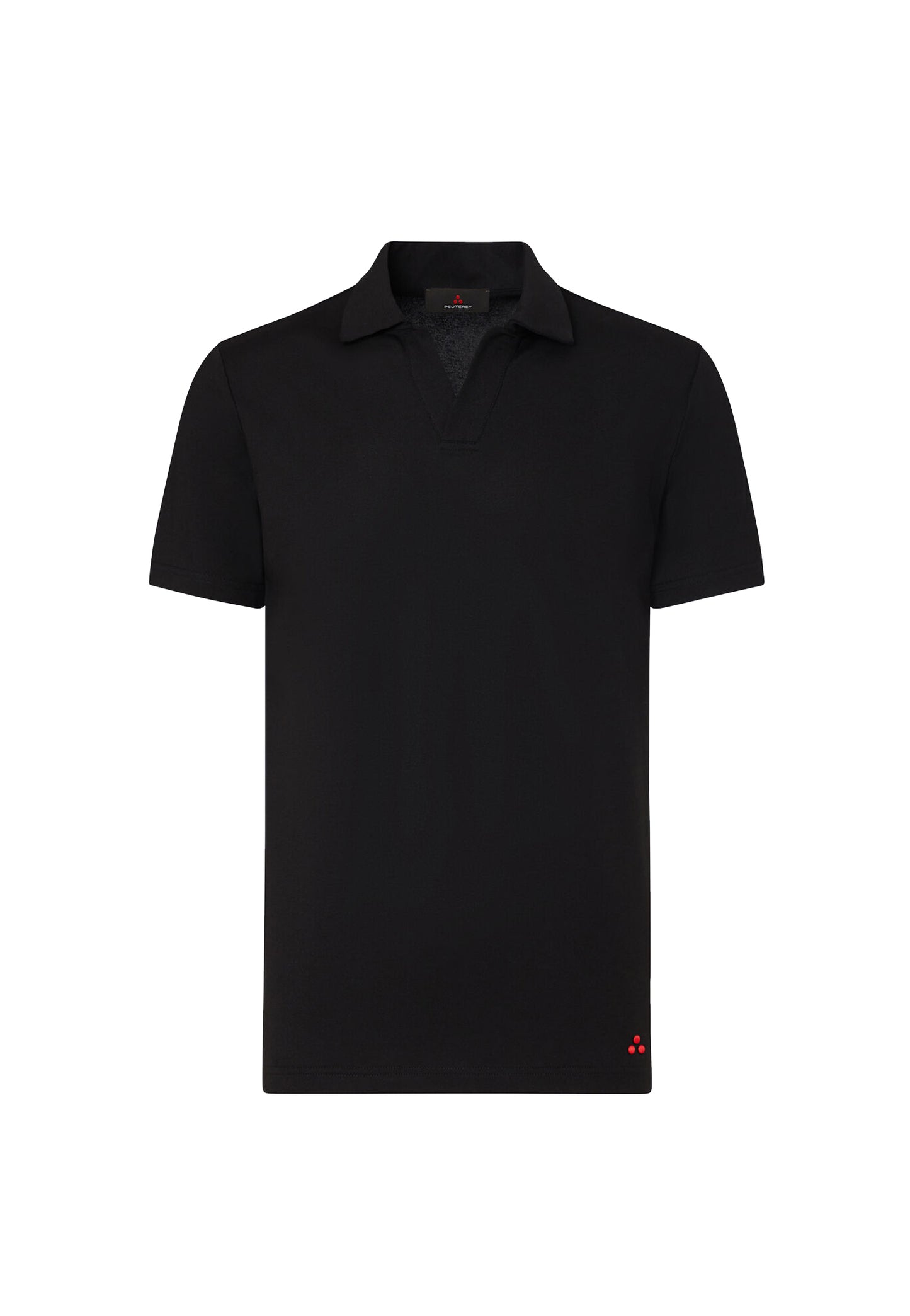 Polo manica corta nera misto cotone New Helgo Peuterey P26 PEU5847 99012182 NERNER PEUTEREY 