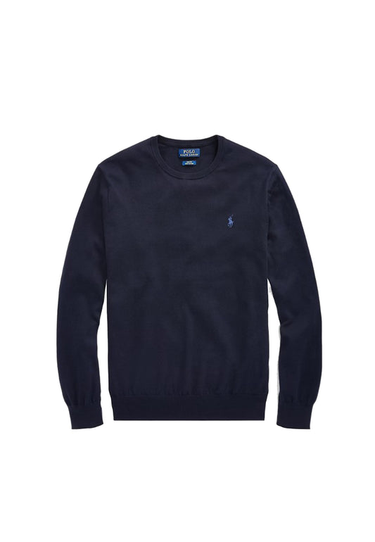 Maglia sottile cotone pullower blu Polo Ralph Lauren P26 710684957001 HUNTER NAVY POLO RALPH LAUREN 