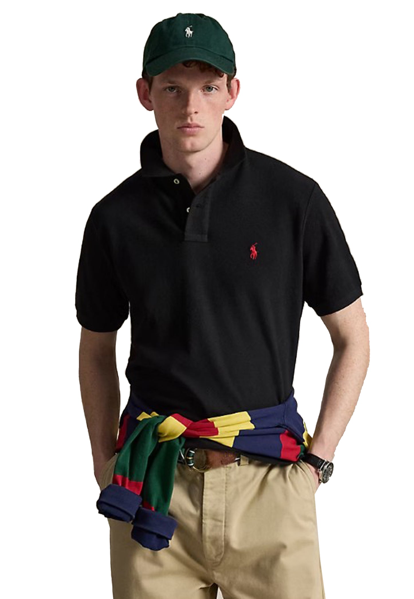 Polo manica corta nera classica regular fit Polo Ralph Lauren P26 710782592001 POLO BLACK/C3870 POLO RALPH LAUREN 