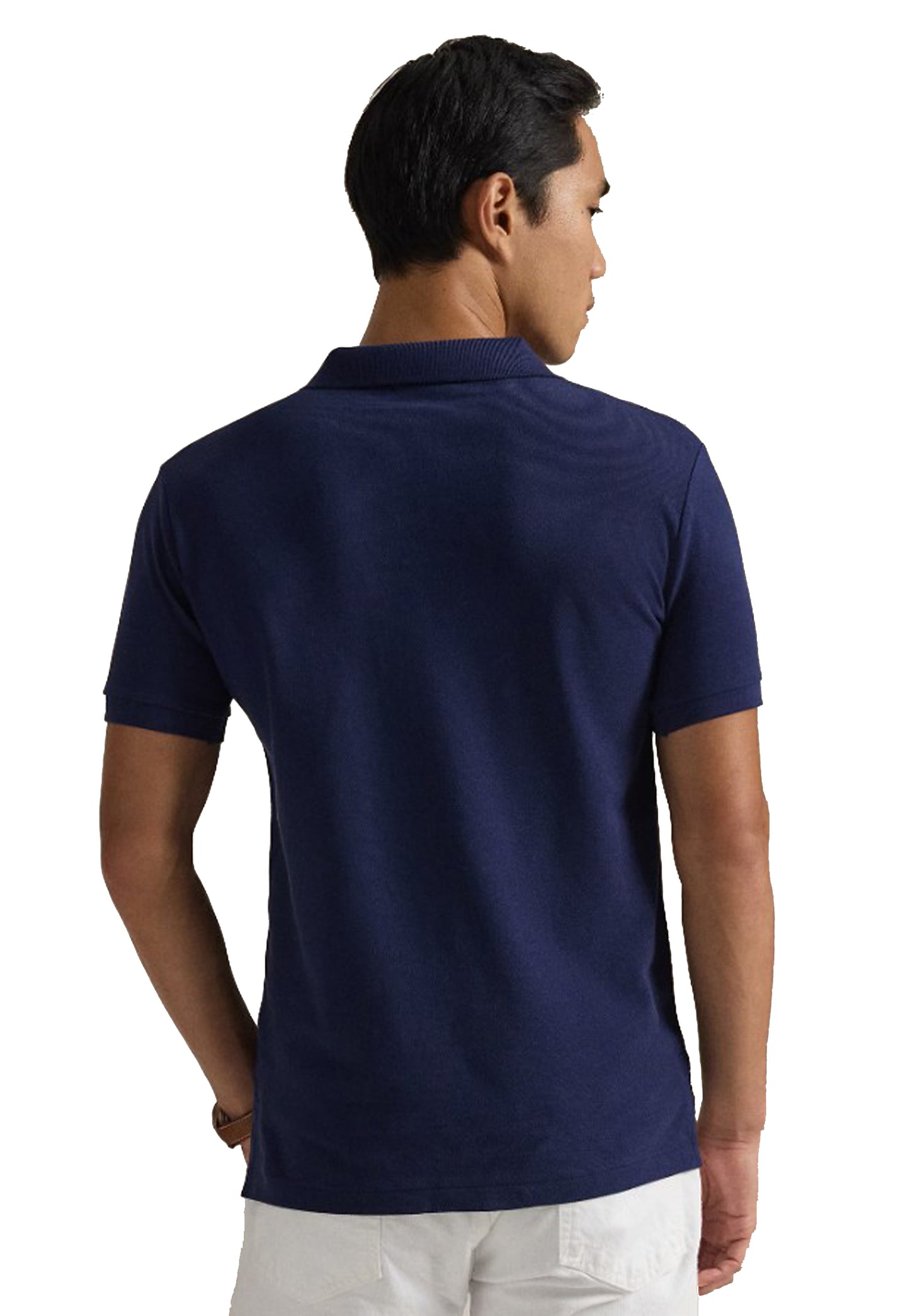 Polo manica corta cotone slim fit blu Polo Ralph Lauren P26 710782592008 NEWPORT NAVY/C3870 POLO RALPH LAUREN 