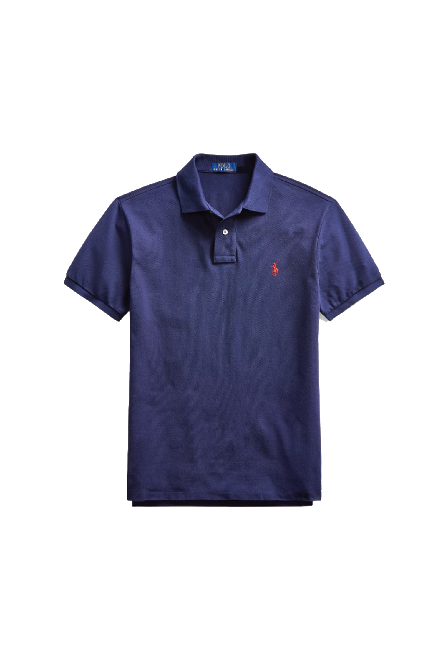 Polo manica corta cotone slim fit blu Polo Ralph Lauren P26 710782592008 NEWPORT NAVY/C3870 POLO RALPH LAUREN 