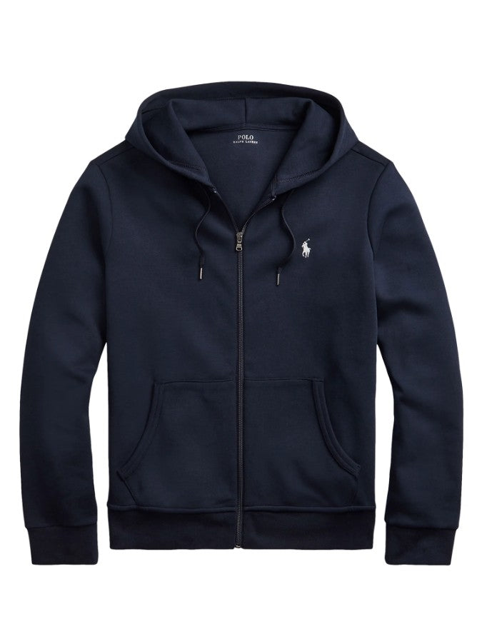 Felpa con cappuccio blu full zip Polo Ralph Lauren P26 710888282002 AVIATOR NAVY POLO RALPH LAUREN 