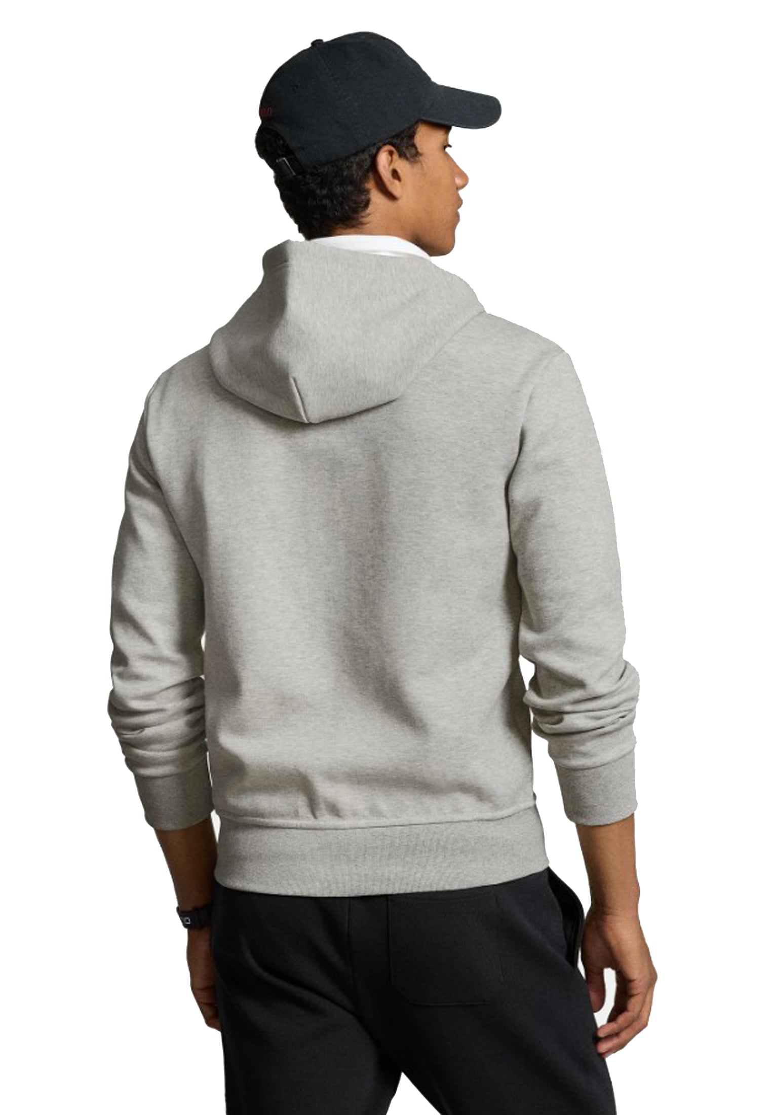 Felpa con cappuccio full zip grigia Polo Ralph Lauren P26 710888282003 LT SPORT HEATHER POLO RALPH LAUREN 
