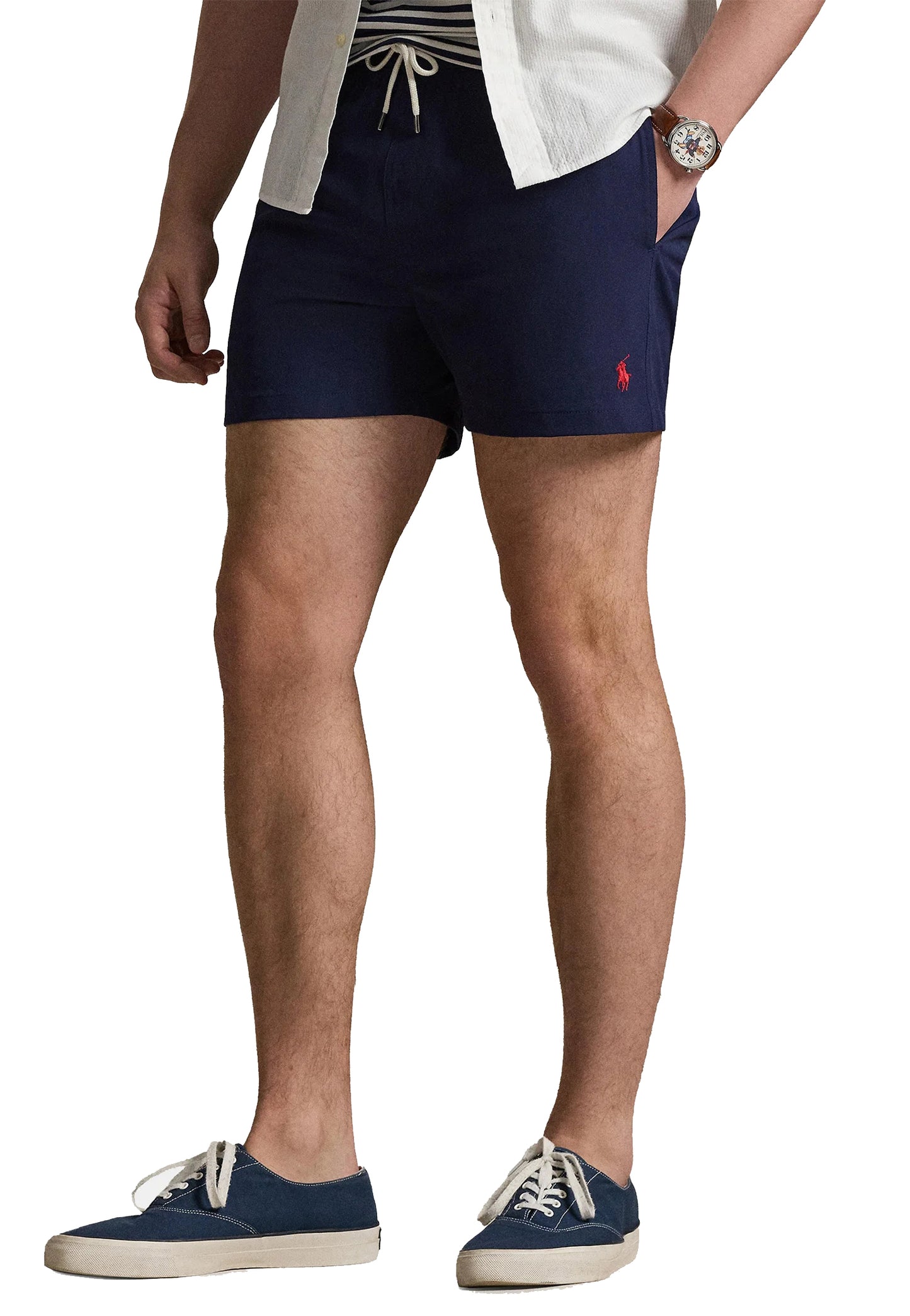 Costume pantaloncino boxer da bagno blu Polo Ralph Lauren P26 710B16721004 NEWPORT NAVY POLO RALPH LAUREN 