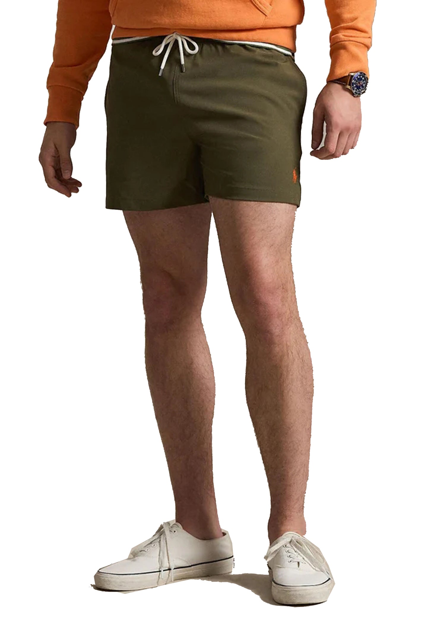 Costume da bagno pantaloncino mare verde oliva Polo Ralph Lauren P26 710B16721008 CANOPY OLIVE POLO RALPH LAUREN 