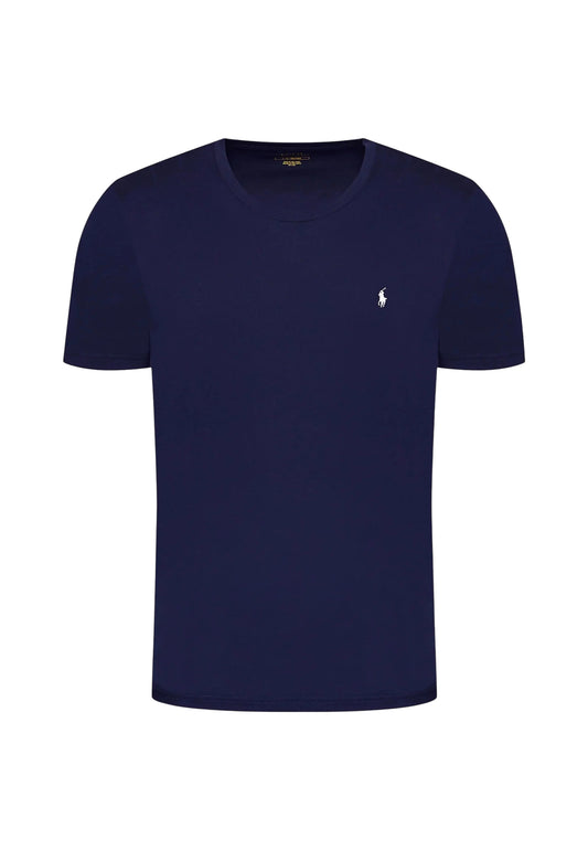 T-shirt girocollo cotone blu Polo Ralph Lauren P26 714844756007 CRUISE NAVY / WHITE PP POLO RALPH LAUREN 