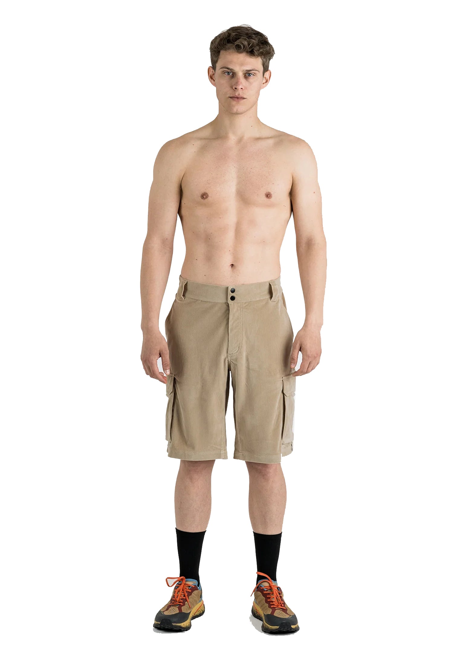 Bermuda Pantaloni corti beige velluto trekking RH+ P26 EZU0326 S076S076 RH+ 