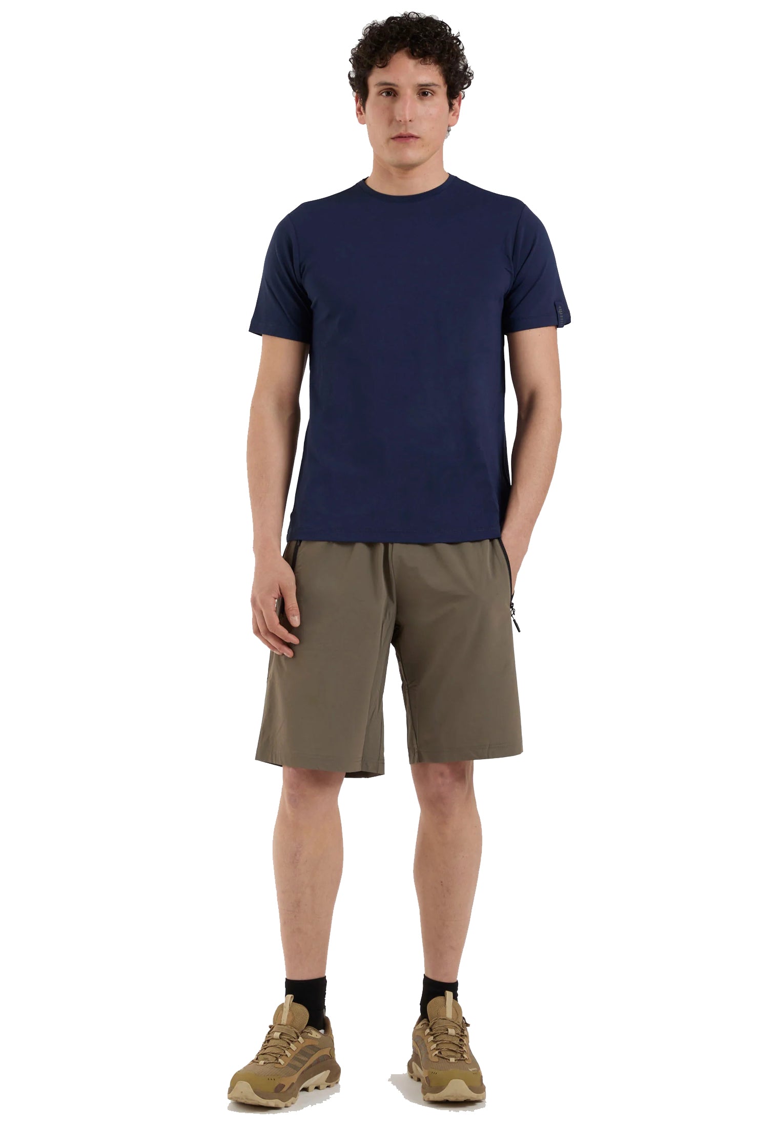 T-shirt girocollo tecnica blu Tactel Maestrale RH+ P26 EZX0343 I253I253 RH+ 
