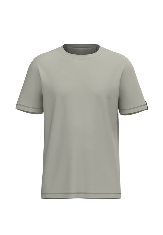 T-shirt girocollo beige tecnica misto lana merino RH+ P26 EZX0352 S084S084 RH+ 