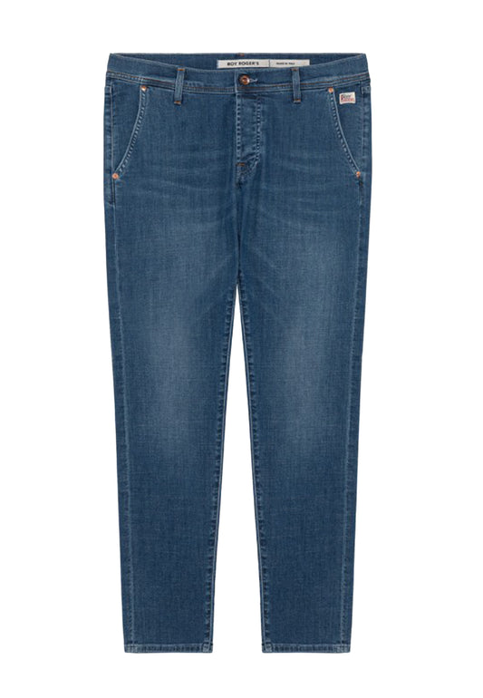 Pantaloni jeans denim lavaggio scuro Elias Alex Roy Roger's P26 RRU90108D5982700 C0999C0999 ROY ROGER'S 
