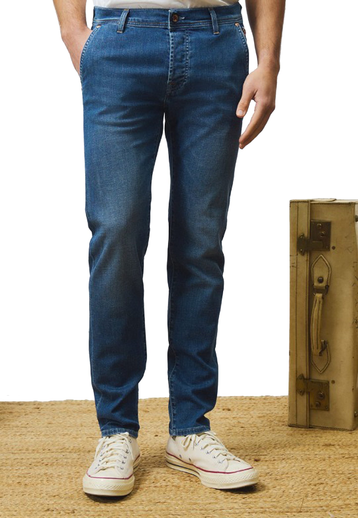 Pantaloni jeans denim lavaggio scuro Elias Alex Roy Roger's P26 RRU90108D5982700 C0999C0999 ROY ROGER'S 