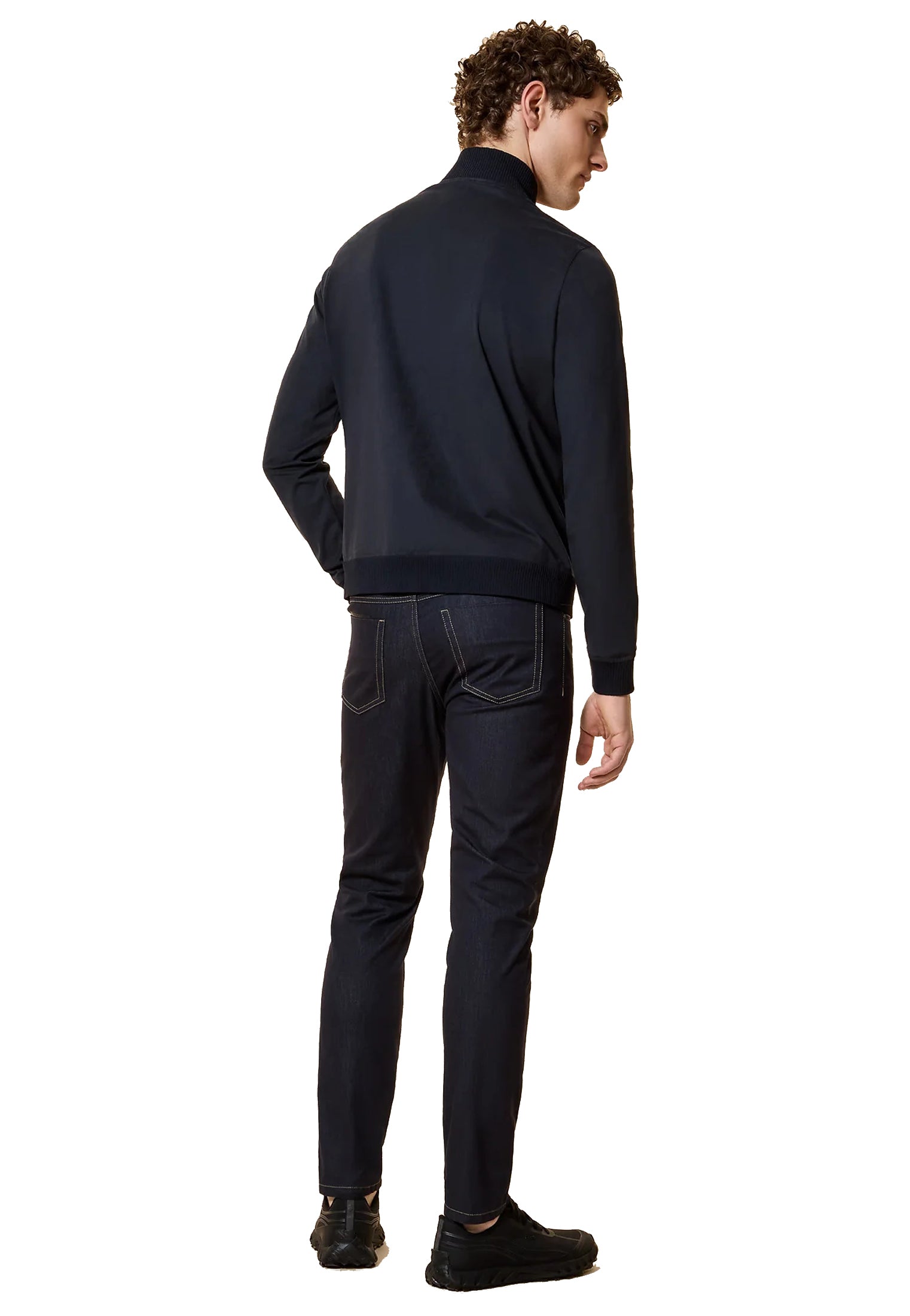 Giacca leggera full zip taschino blu Nabucco RRD P26 26019 6060 RRD 