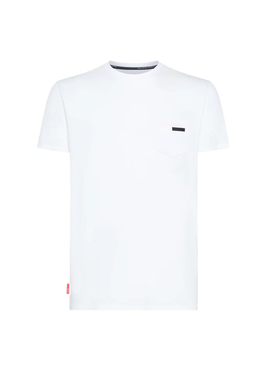 T-shirt bianca girocollo traspirante Revo RRD P26 26200 0909 RRD 