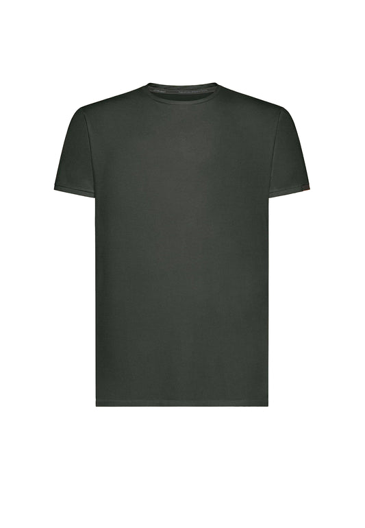 T-shirt girocollo verde elasticizzata Oxford Logo RRD P26 26216 2020 RRD 